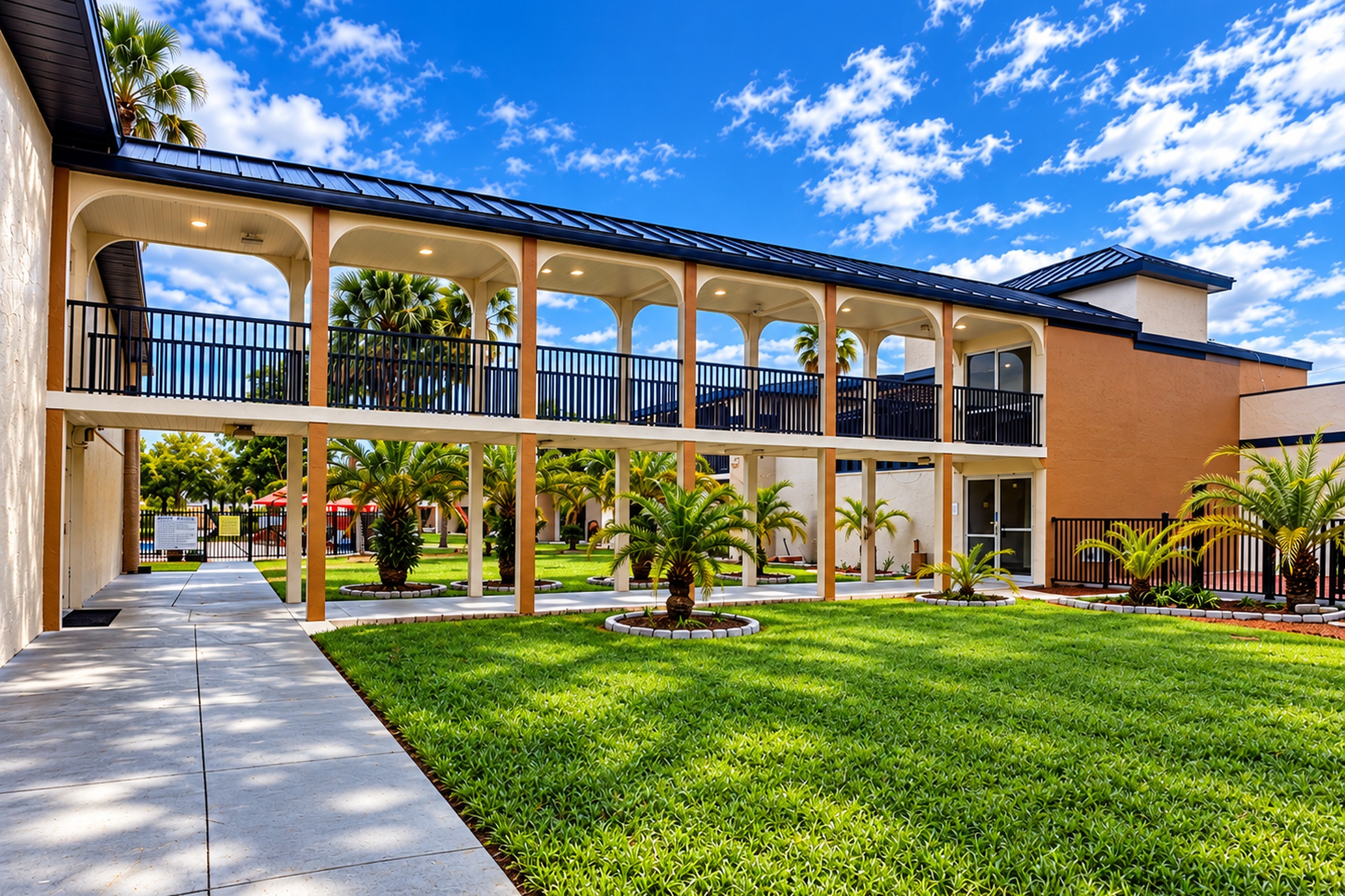 Courtyard at Ramada by Wyndham Davenport Orlando South in Davenport, Florida