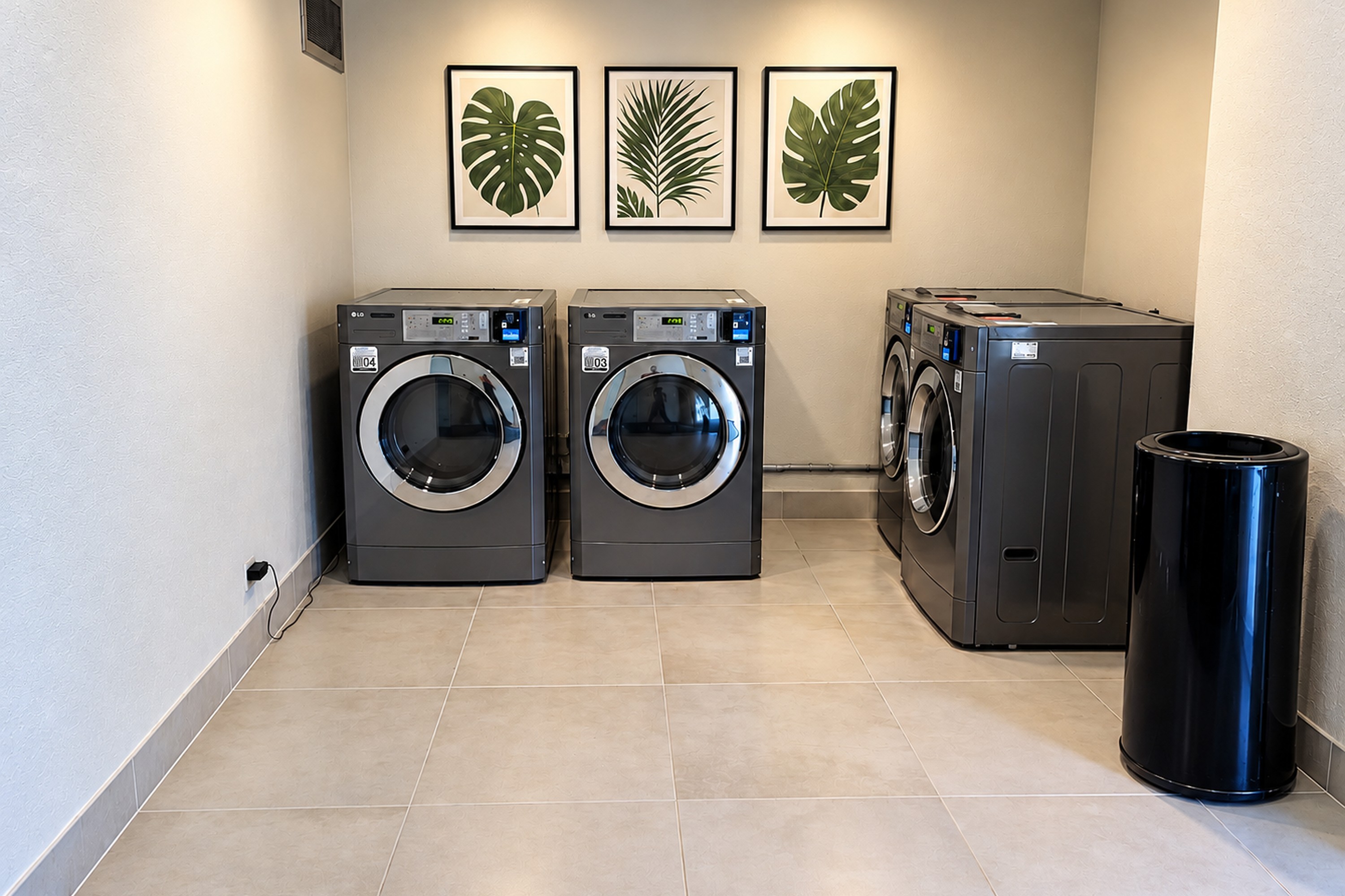 Laundry facilities at Ramada by Wyndham Davenport Orlando South in Davenport, Florida