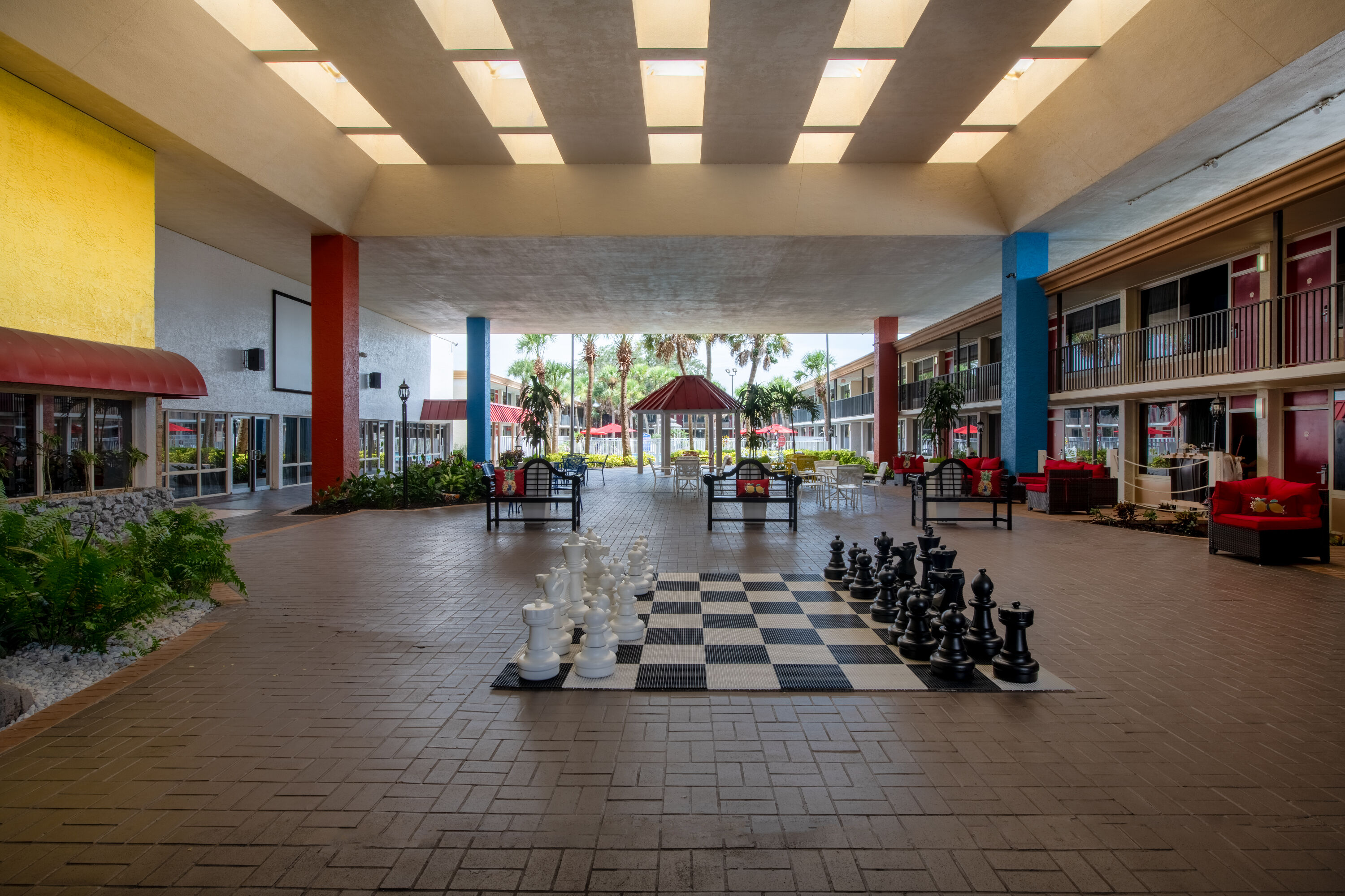 Courtyard at Ramada by Wyndham Kissimmee Gateway in Kissimmee, Florida