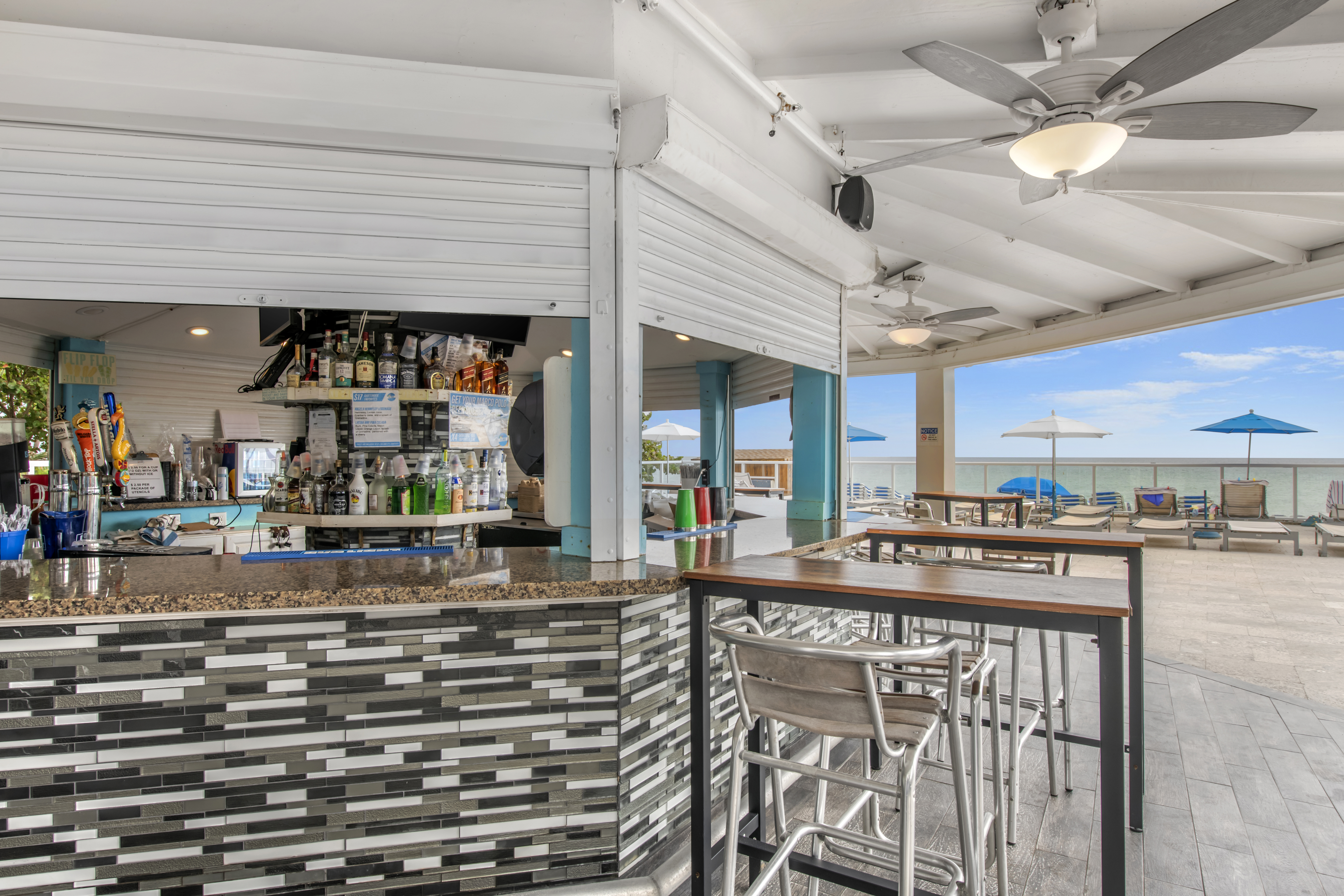 Bar at Ramada Plaza by Wyndham Marco Polo Beach Resort in Sunny Isles Beach, Florida