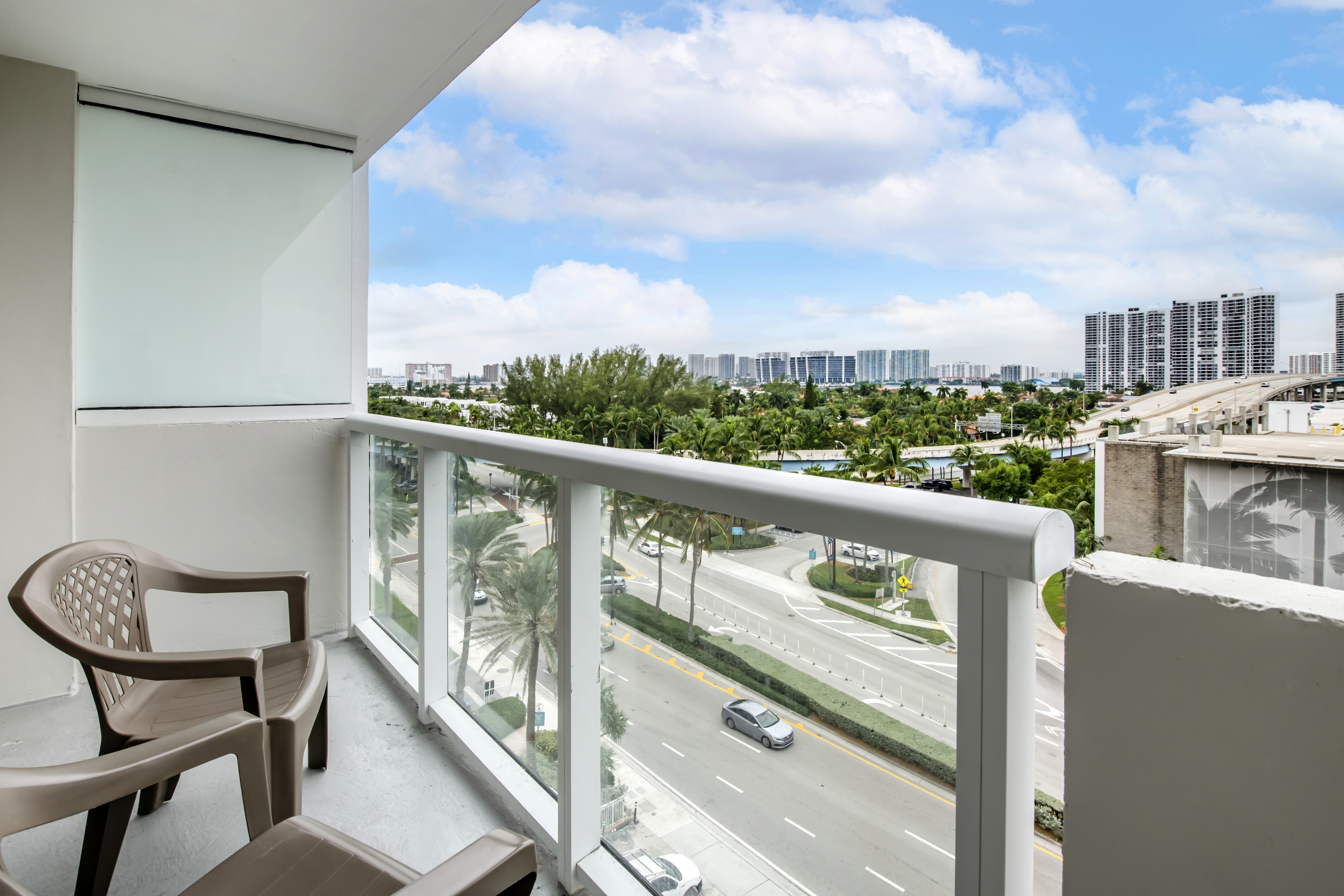 Guest room at the Ramada Plaza by Wyndham Marco Polo Beach Resort in Sunny Isles Beach, Florida