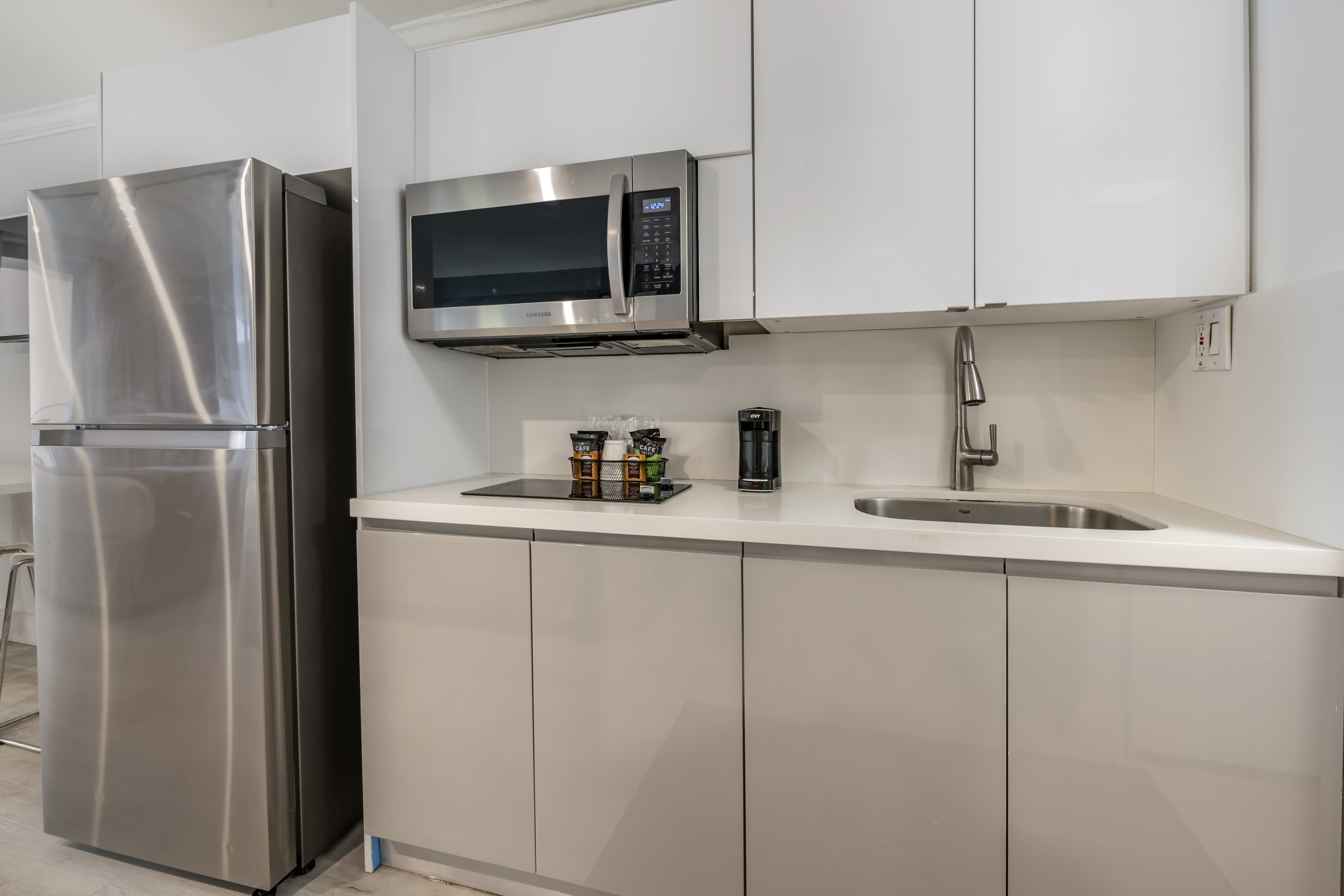 Guest room at the Ramada Plaza by Wyndham Marco Polo Beach Resort in Sunny Isles Beach, Florida