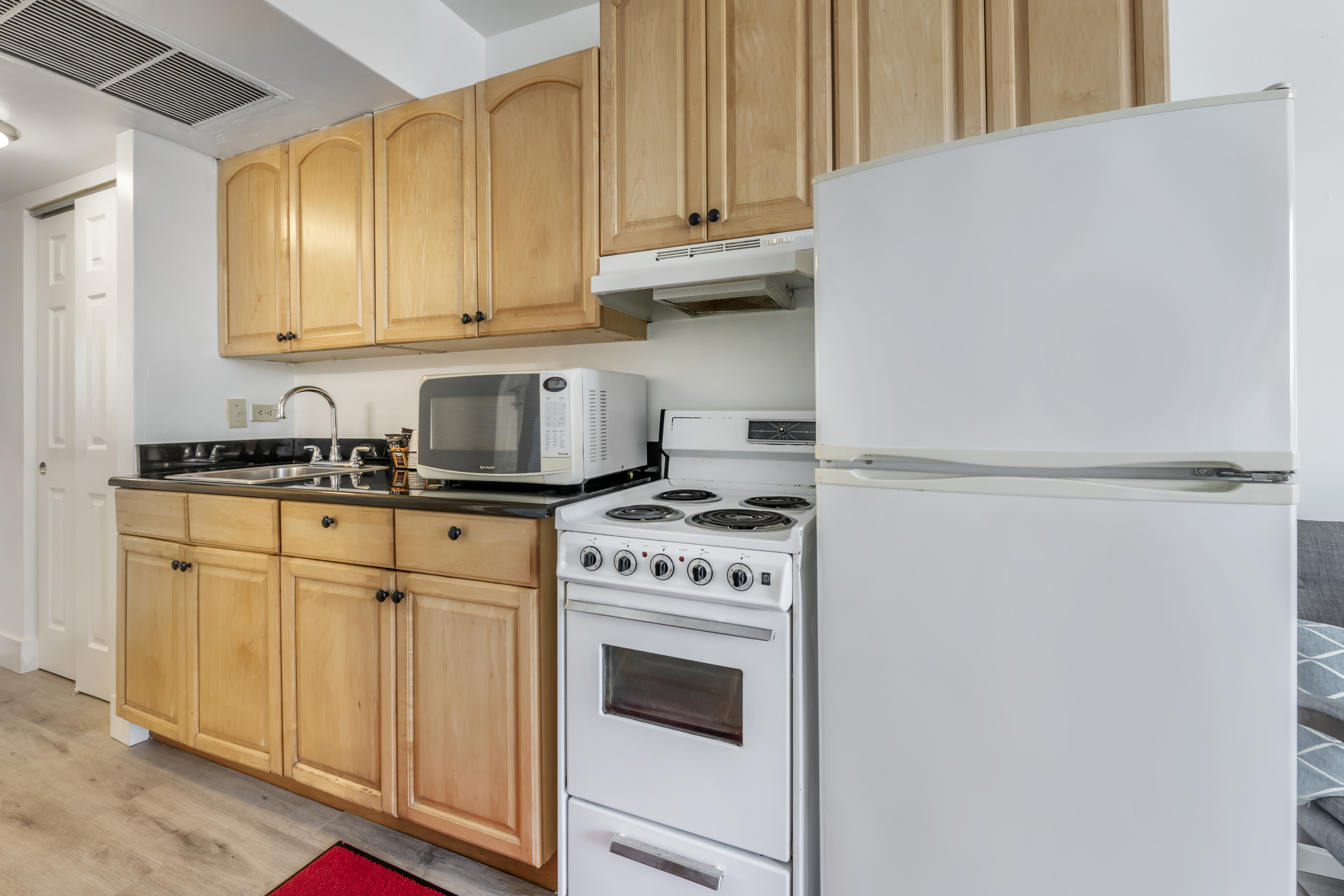 Guest room at the Ramada Plaza by Wyndham Marco Polo Beach Resort in Sunny Isles Beach, Florida