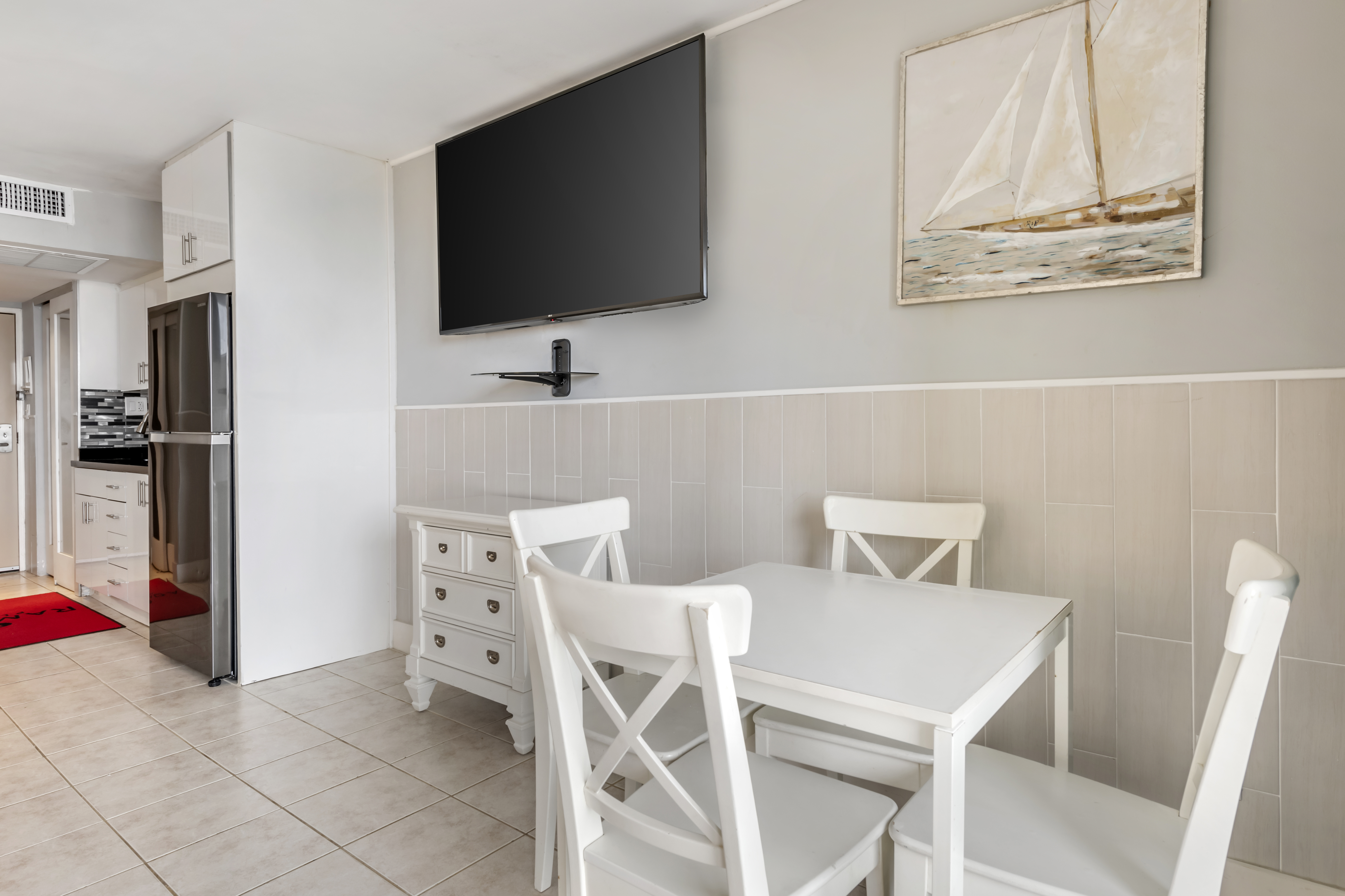Guest room at the Ramada Plaza by Wyndham Marco Polo Beach Resort in Sunny Isles Beach, Florida