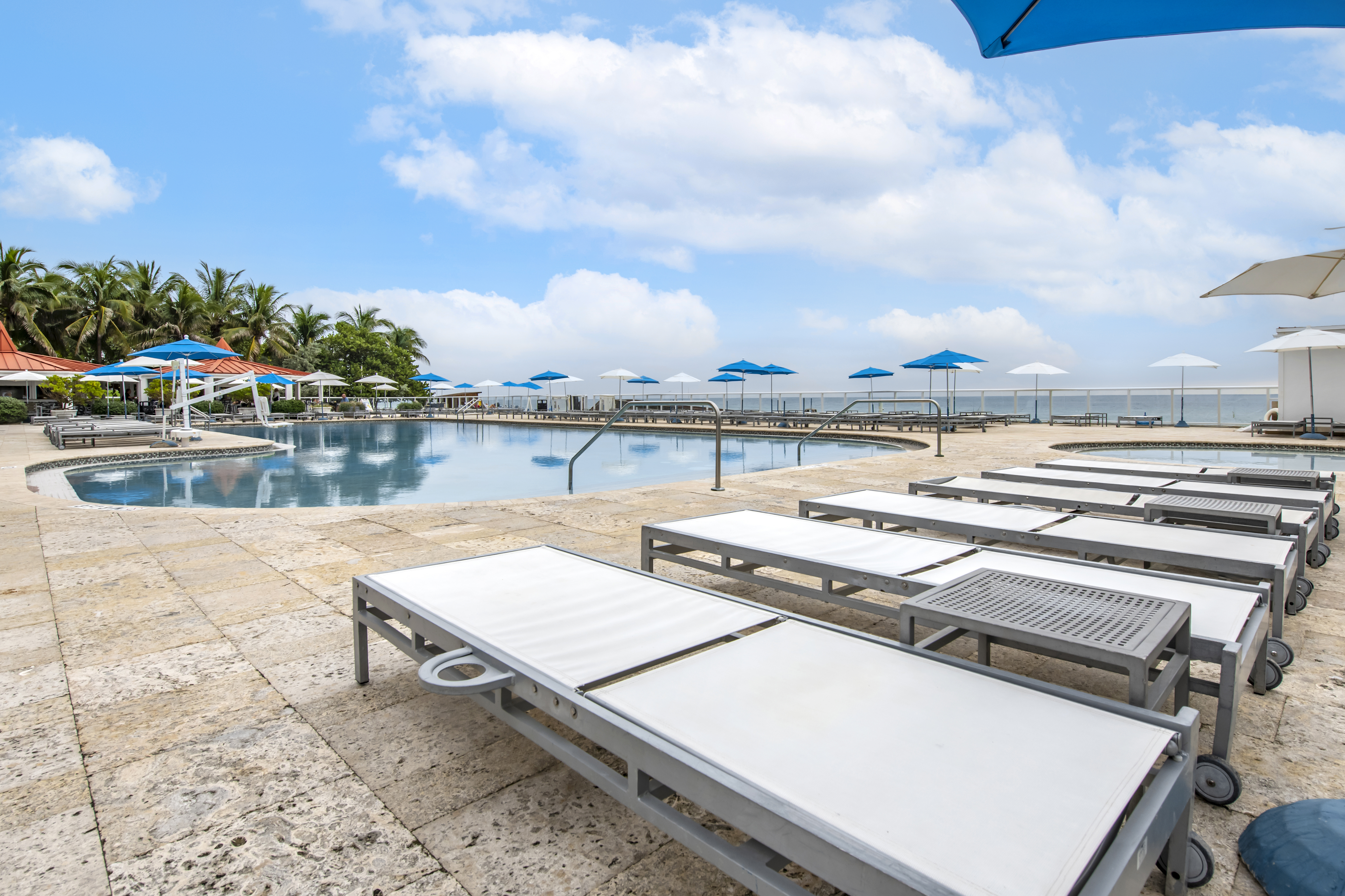 Pool at the Ramada Plaza by Wyndham Marco Polo Beach Resort in Sunny Isles Beach, Florida