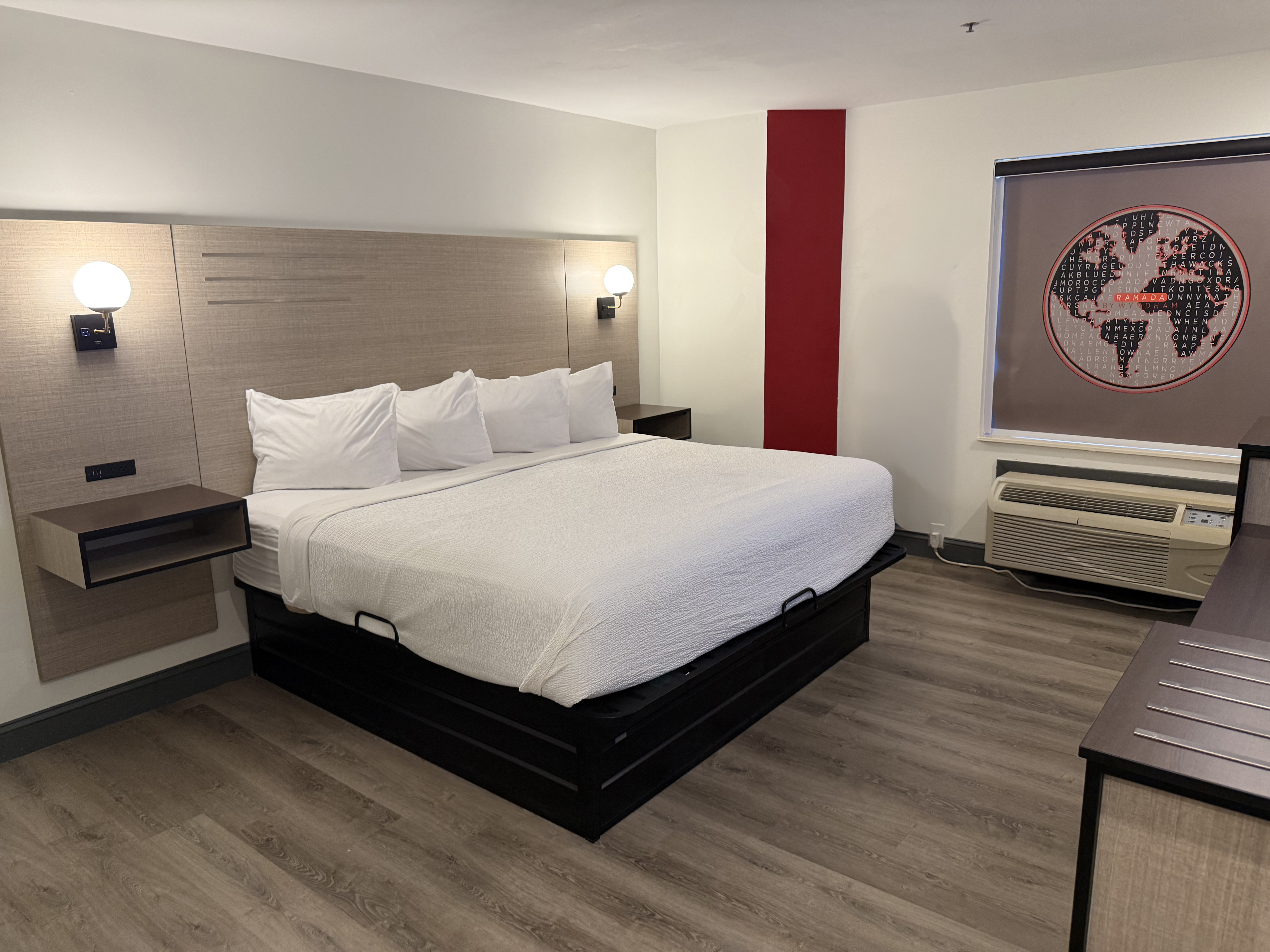 Guest room at the Ramada by Wyndham Albany GA in Albany, Georgia