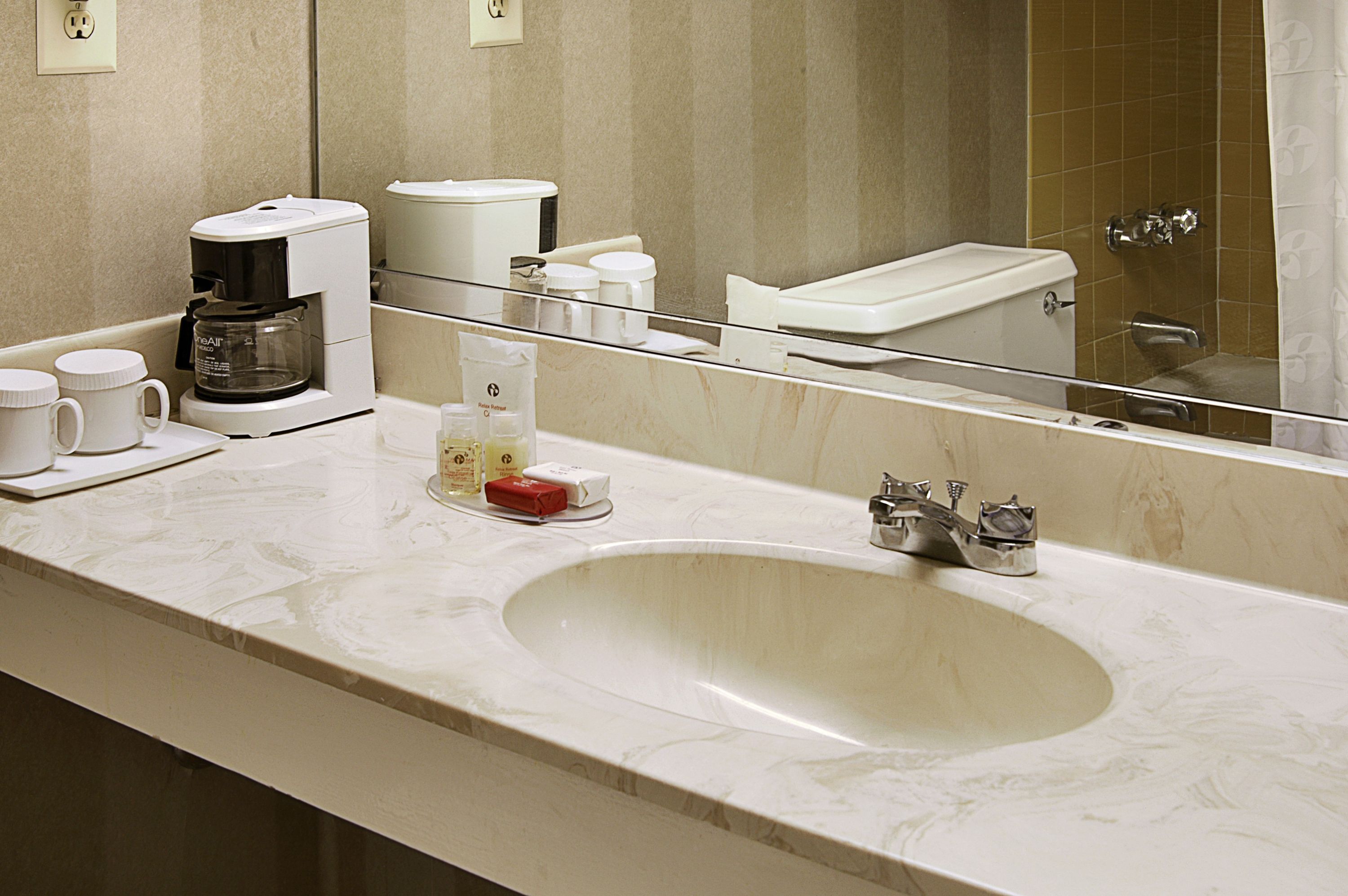 Guest room at the Ramada by Wyndham Augusta Downtown Hotel & Conference Center in Augusta, Georgia