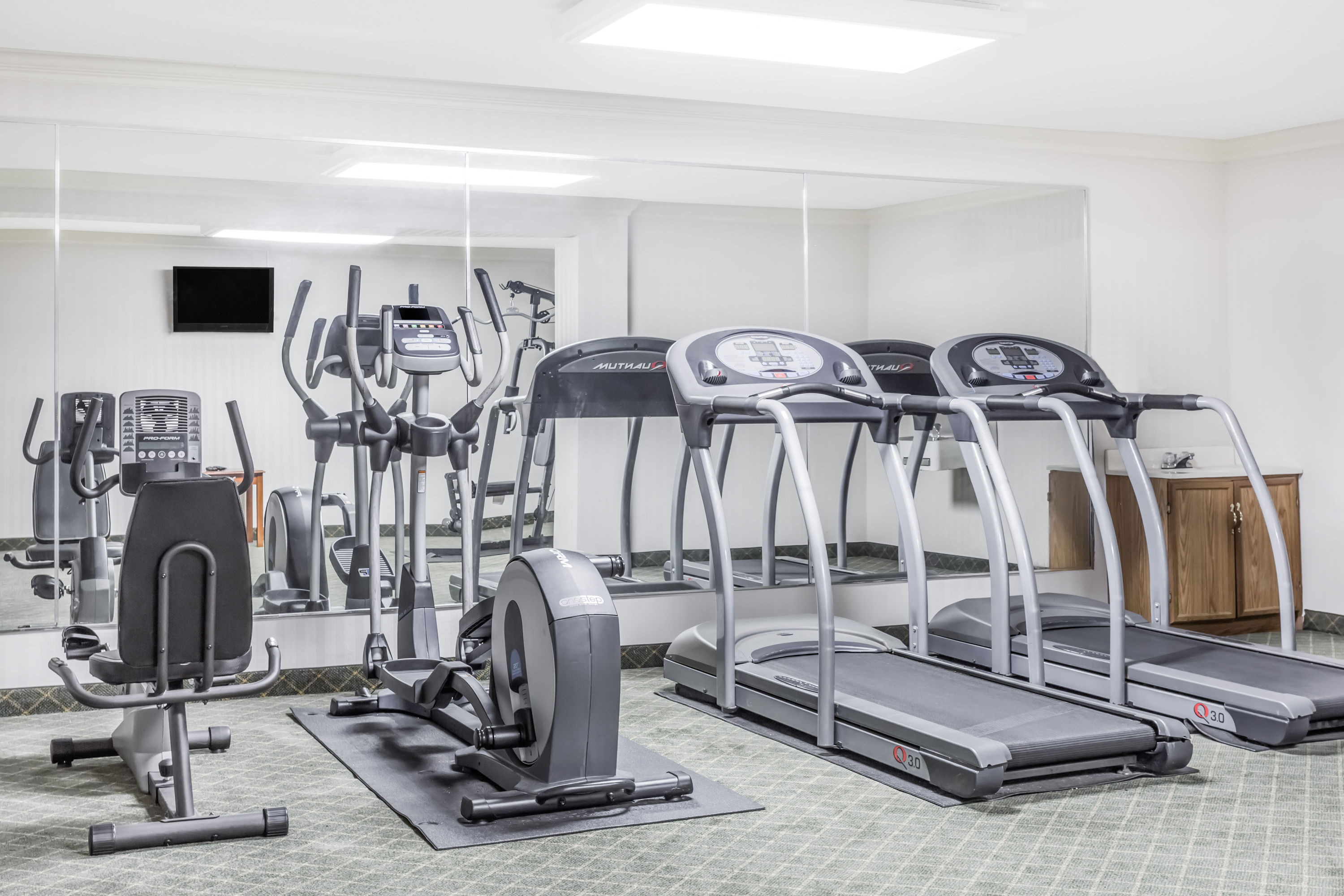 Fitness room at Ramada by Wyndham Macon in Macon, Georgia