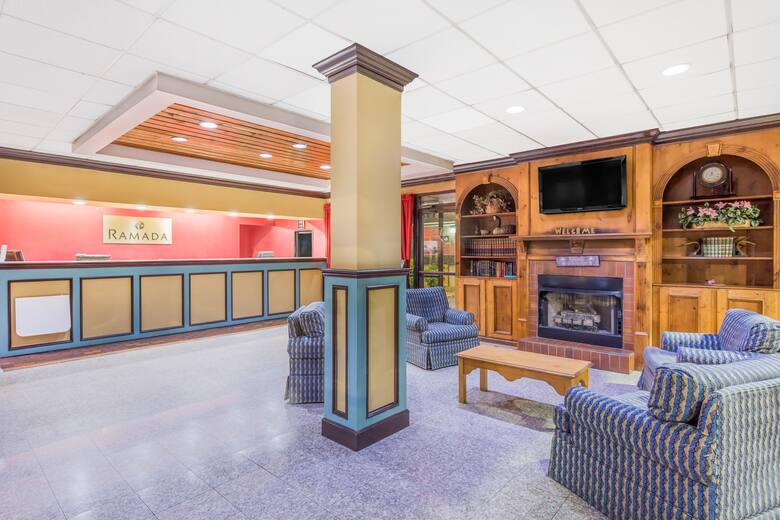 Ramada Macon hotel lobby in Macon, Georgia