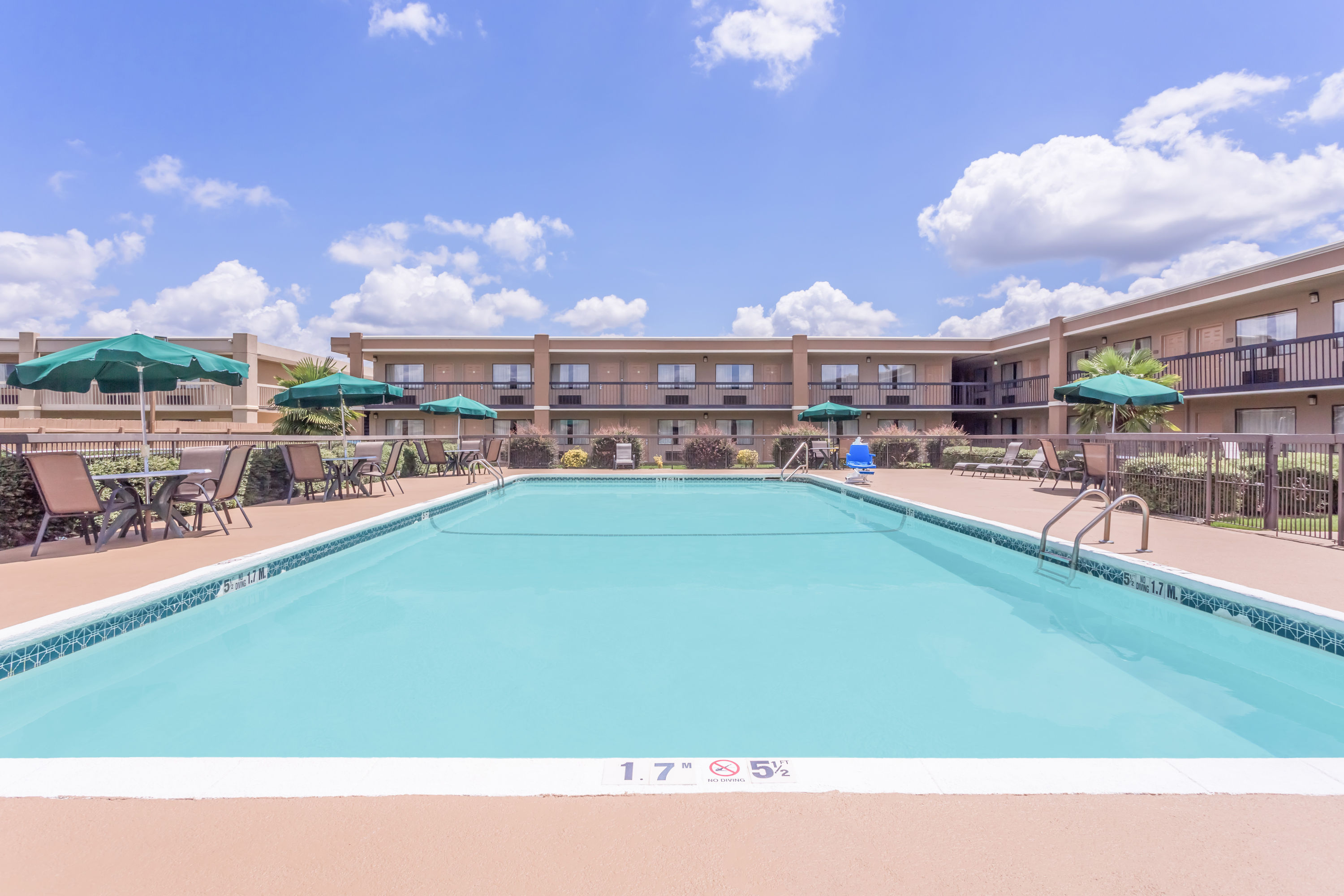 Pool at the Ramada by Wyndham Macon in Macon, Georgia