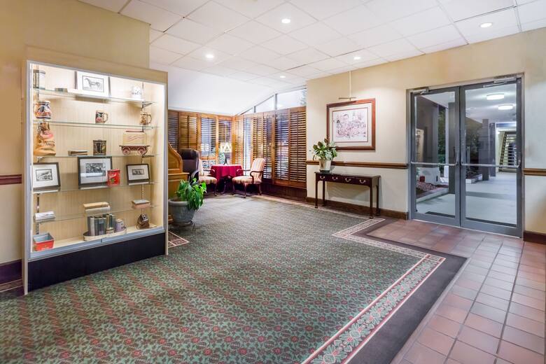 Ramada Perry Near Fairgrounds hotel lobby in Perry, Georgia