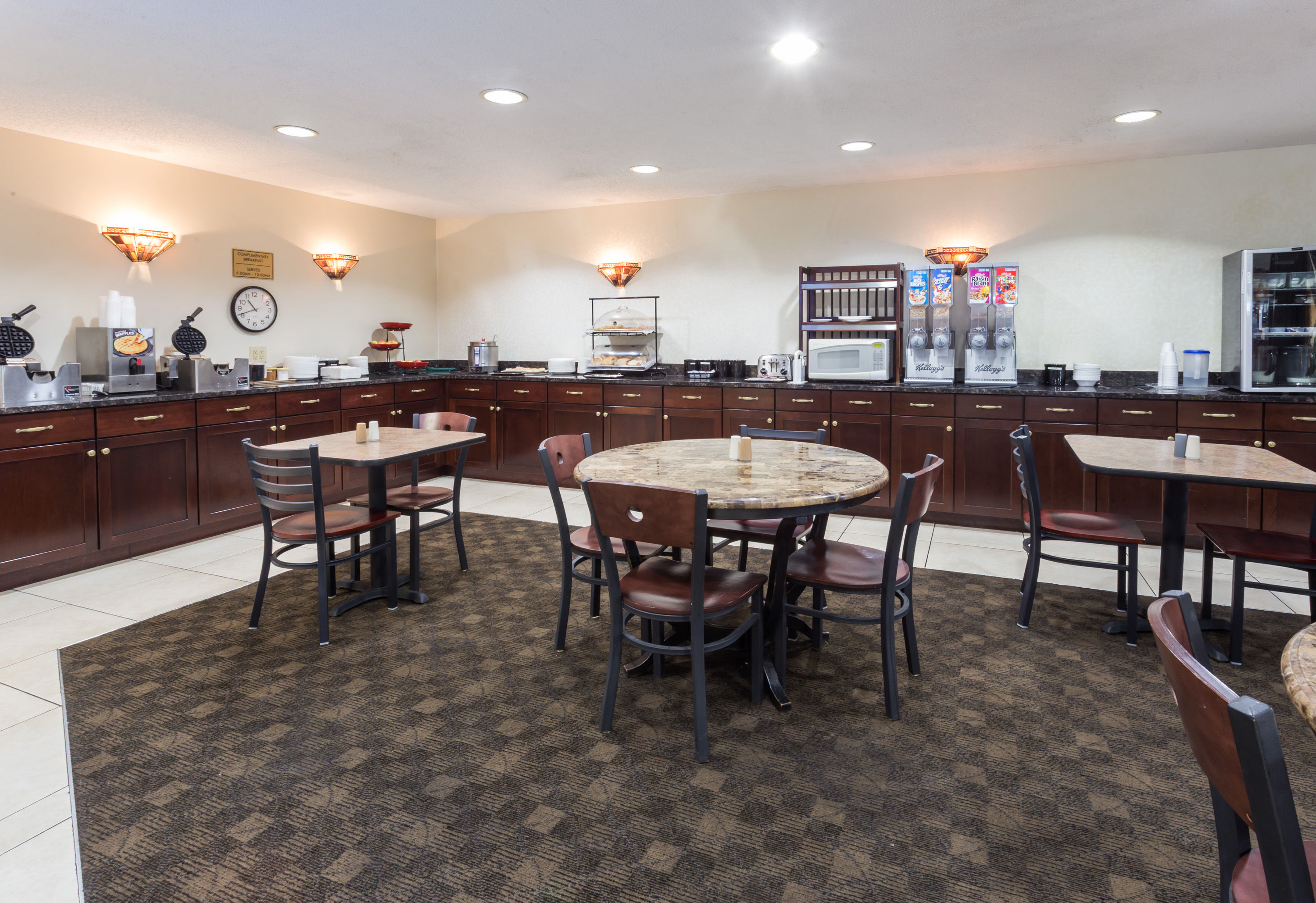 Free breakfast at Ramada by Wyndham Bettendorf in Bettendorf, Iowa