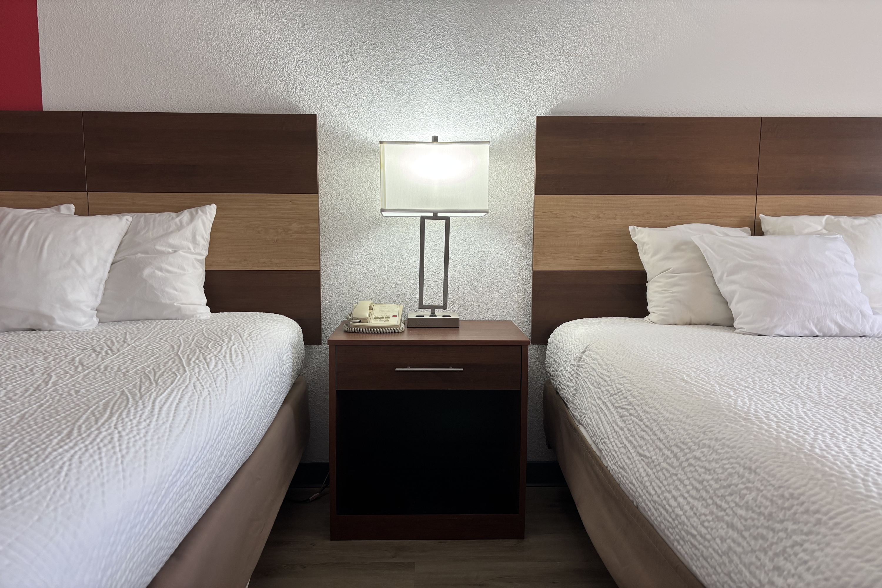 Guest room at the Ramada by Wyndham Effingham in Effingham, Illinois