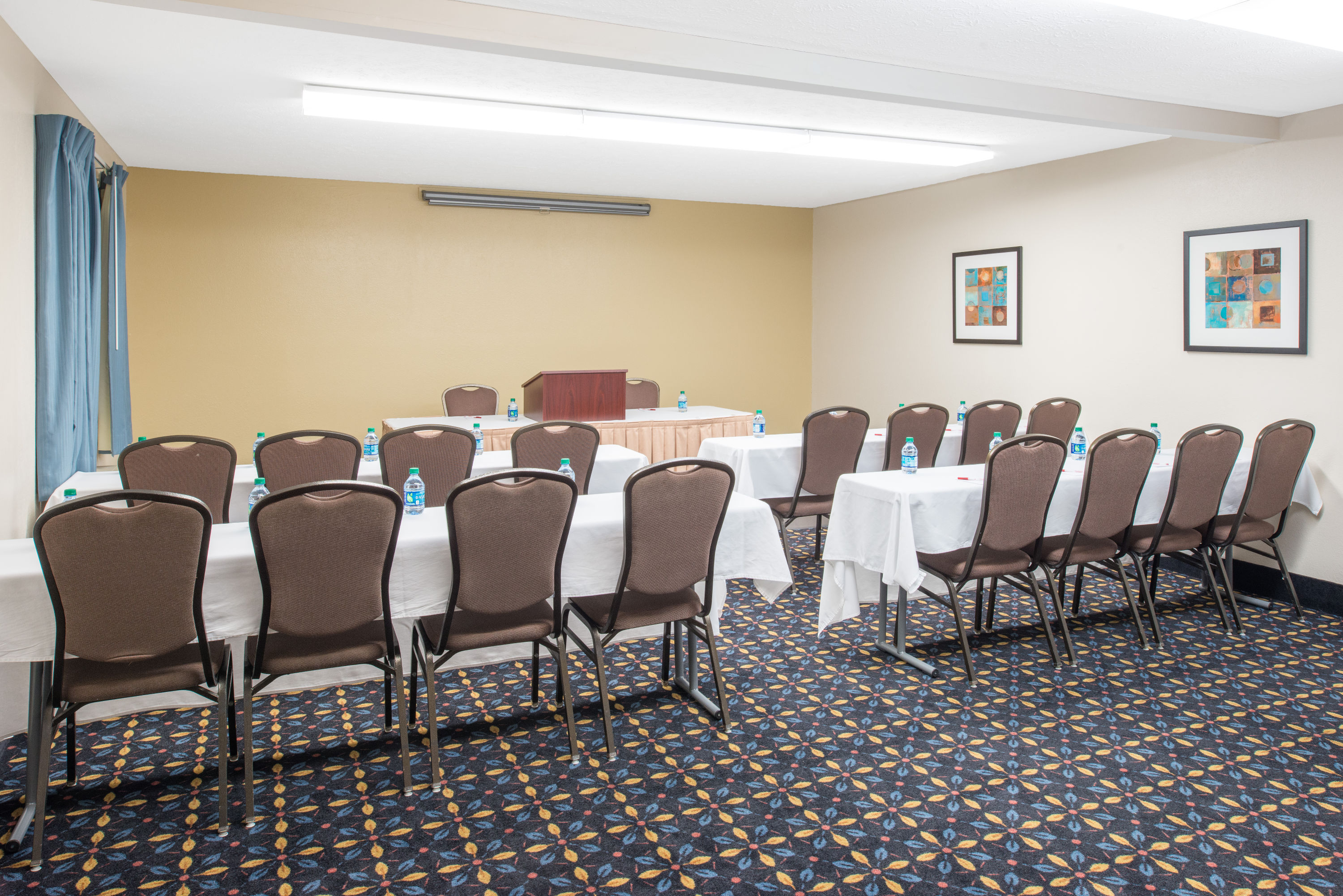 Meeting room at Ramada by Wyndham Springfield North in Springfield, Illinois