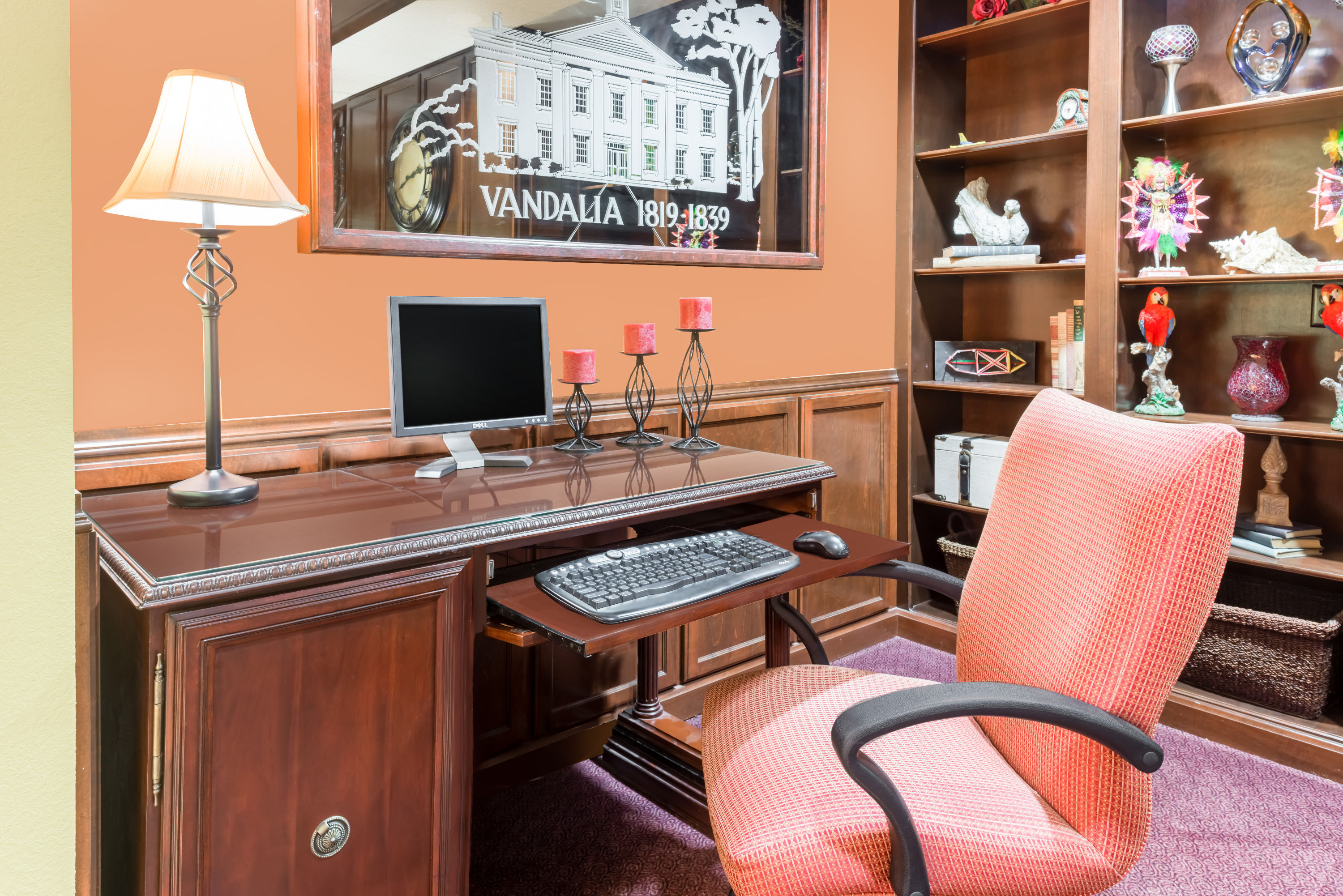 Ramada by Wyndham Vandalia business center in Vandalia, Illinois