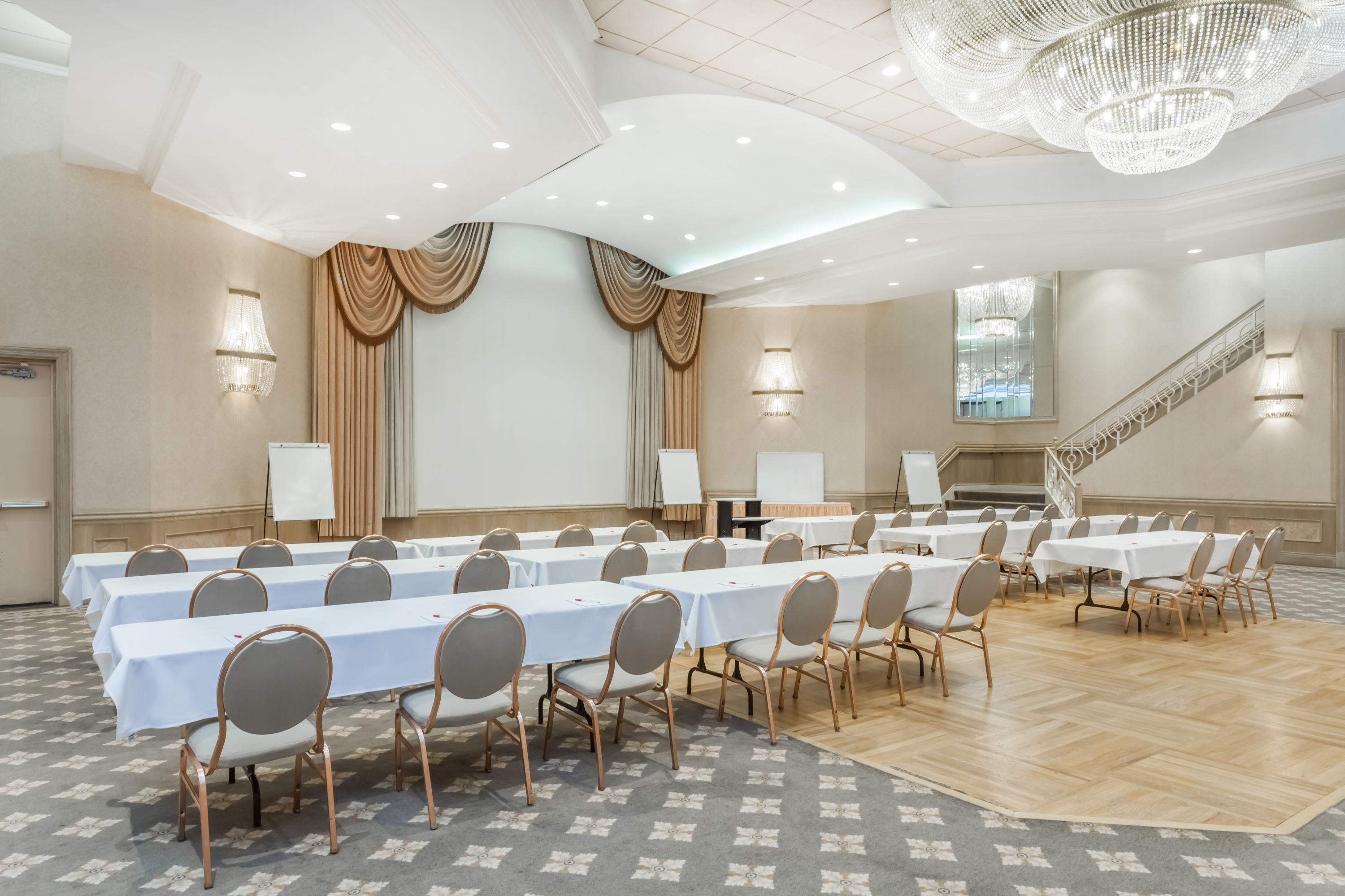 Ramada by Wyndham Hammond Hotel & Conference Center ballroom in Hammond, Indiana