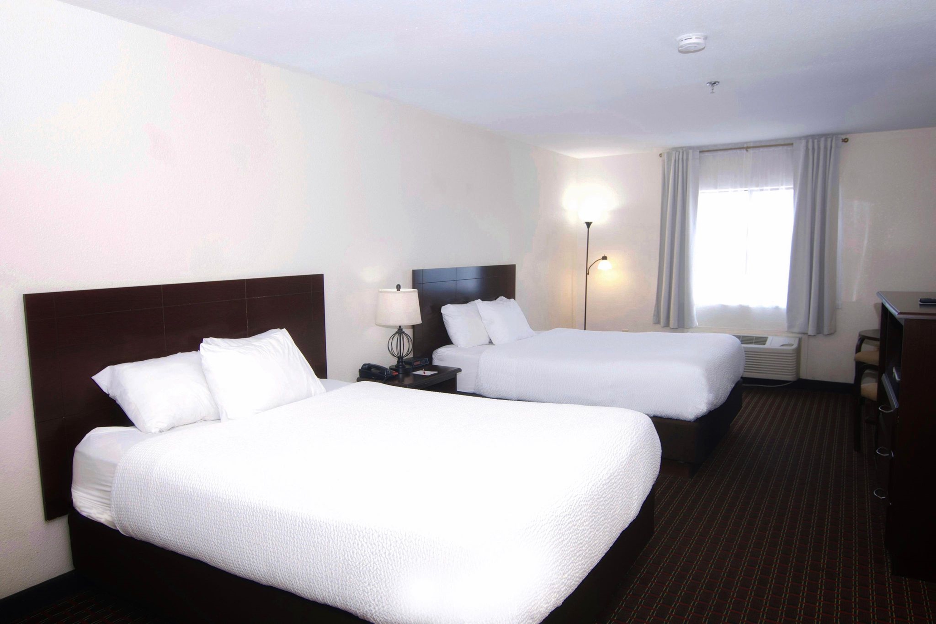 Guest room at the Ramada by Wyndham Tell City in Tell City, Indiana
