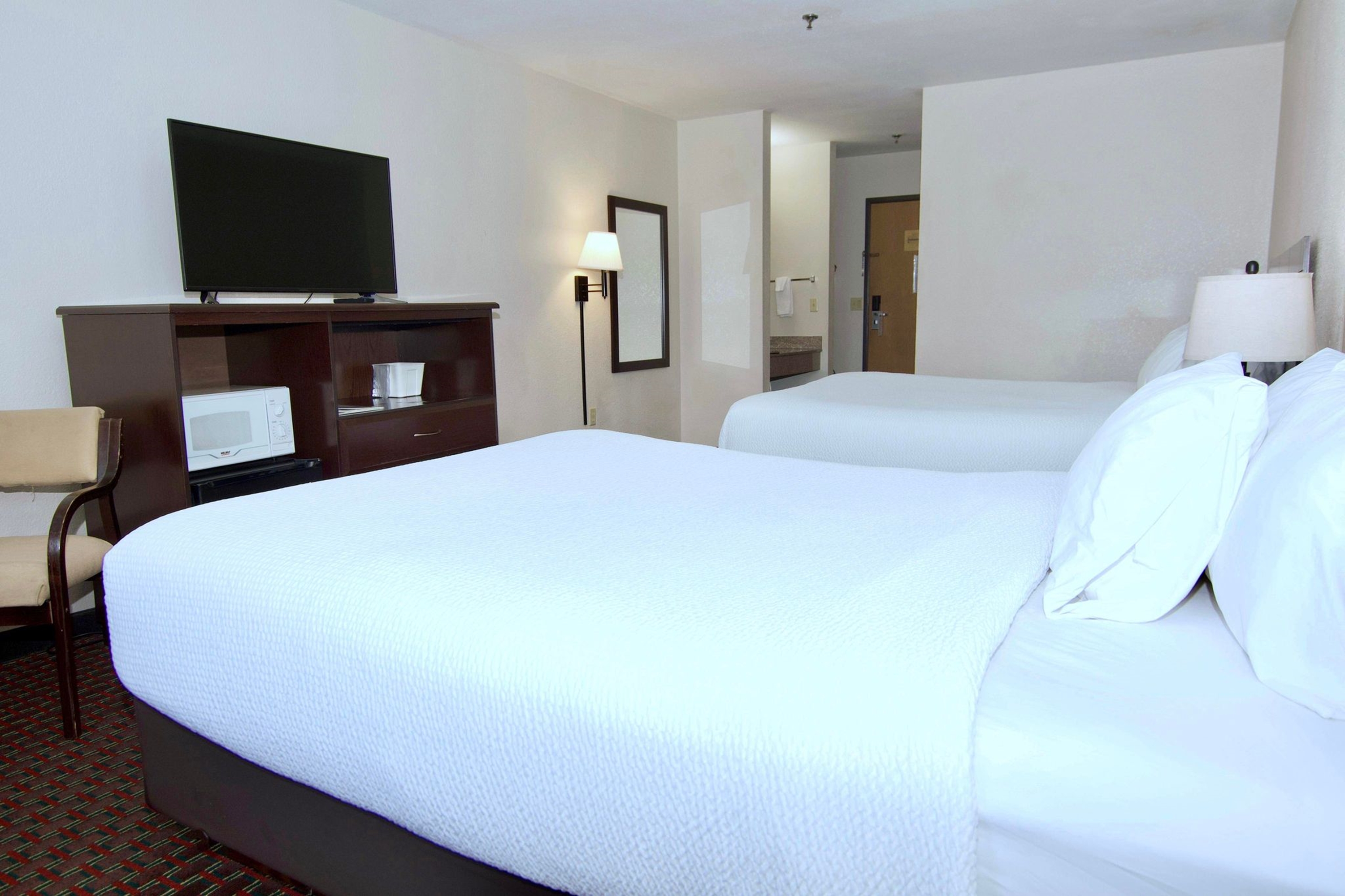 Guest room at the Ramada by Wyndham Tell City in Tell City, Indiana