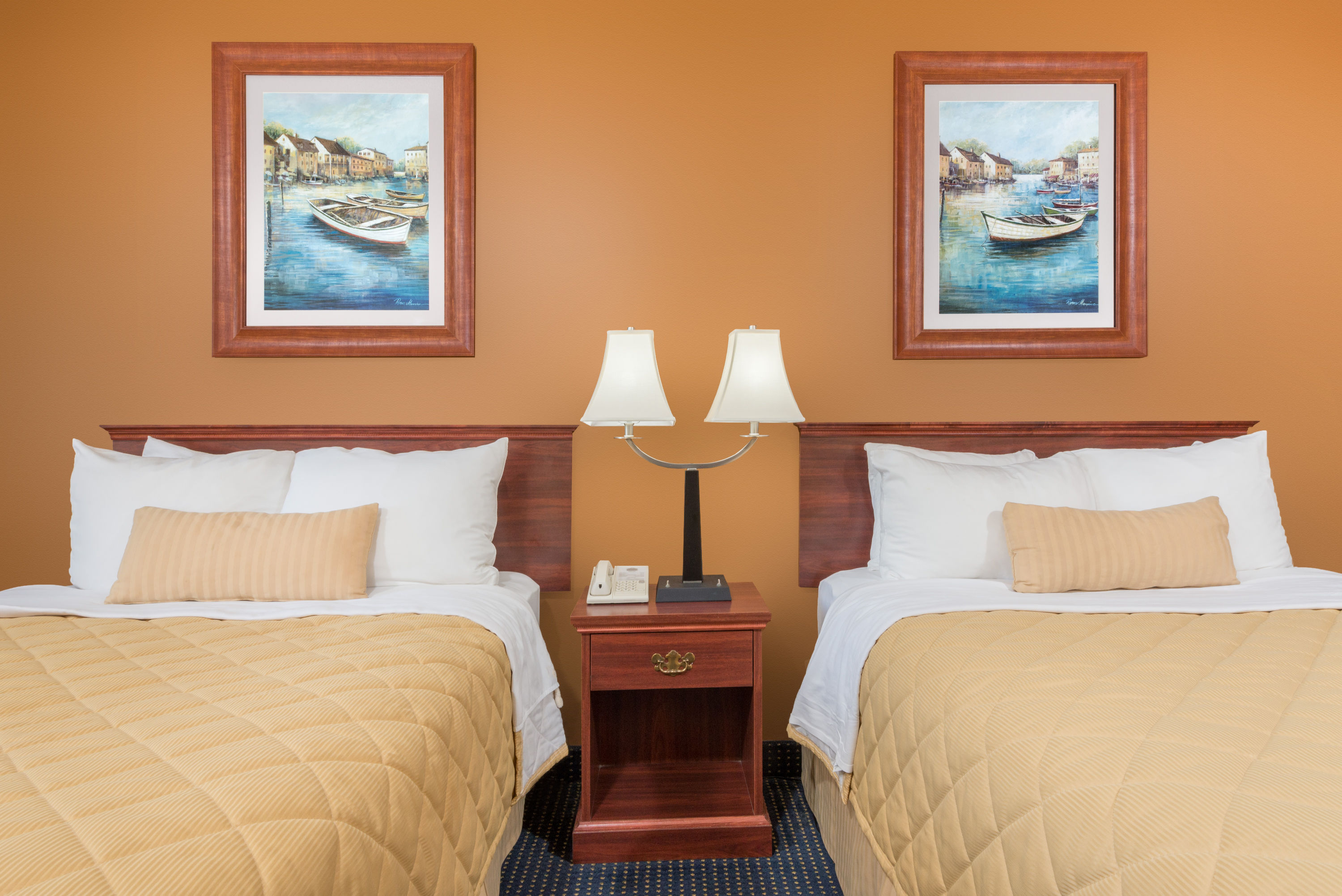 Guest room at the Ramada by Wyndham Catlettsburg/Ashland in Catlettsburg, Kentucky