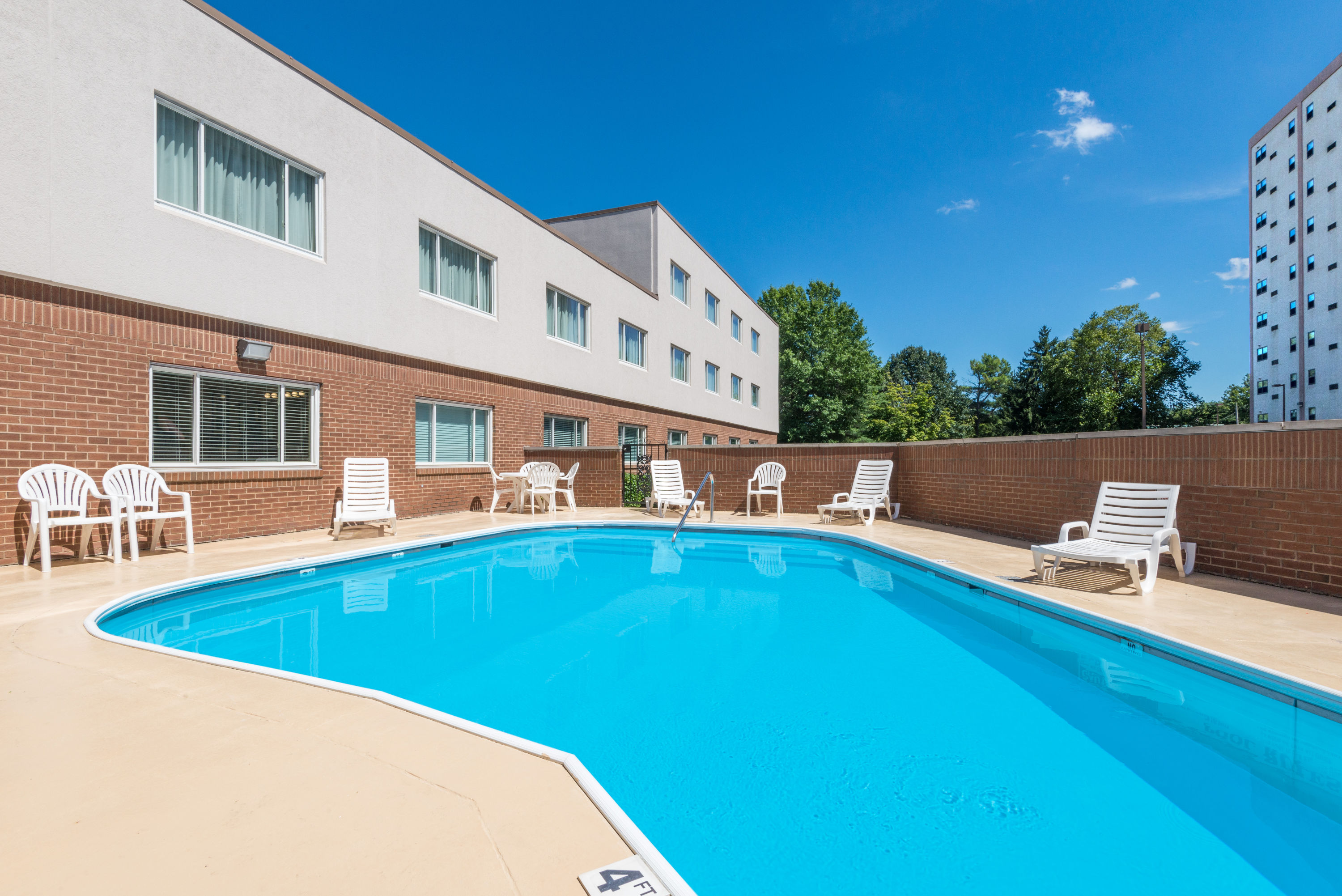 Pool at the Ramada by Wyndham Paintsville Hotel & Conference Center in Paintsville, Kentucky