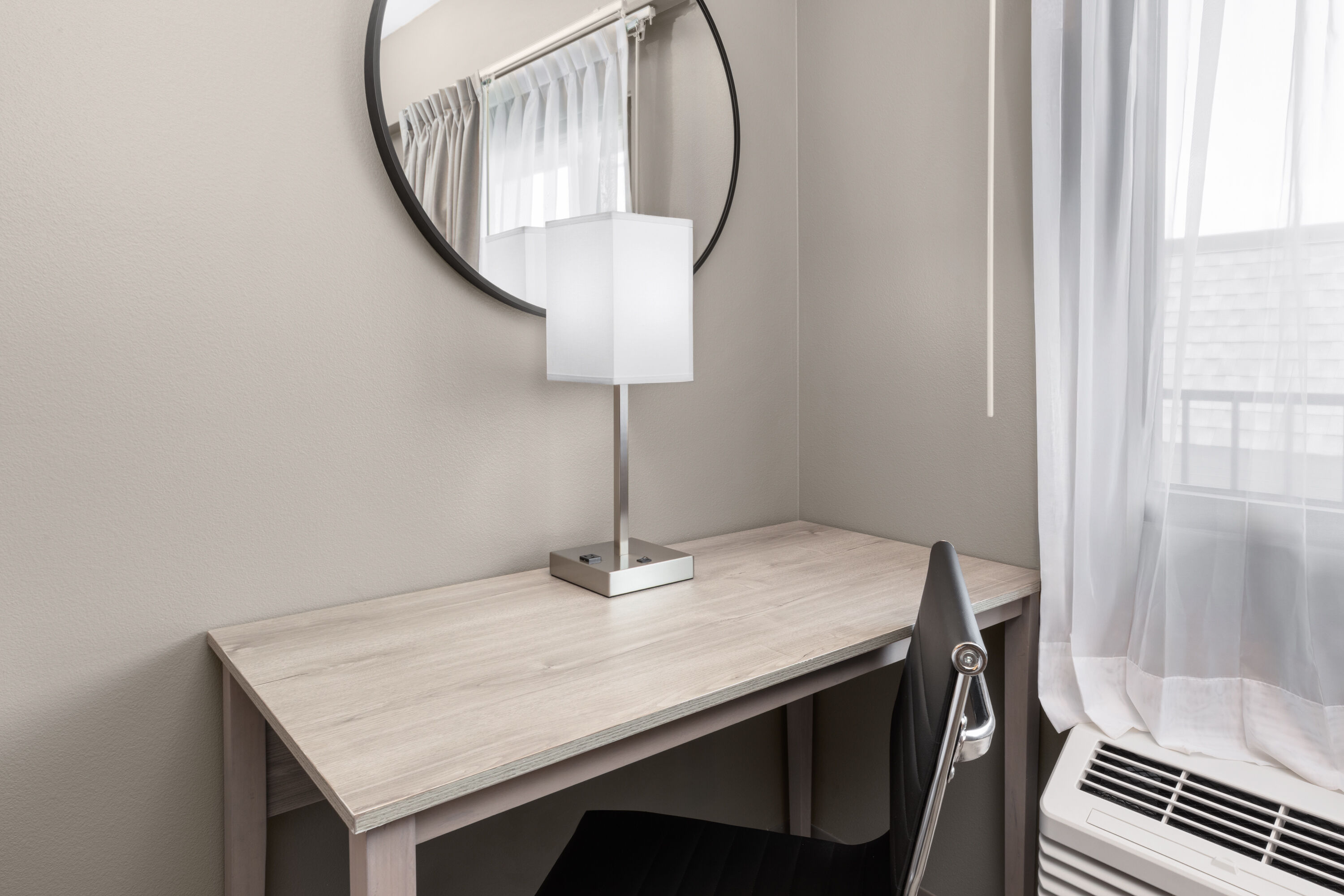 Guest room at the Ramada by Wyndham Kenner/New Orleans Airport South in Kenner, Louisiana