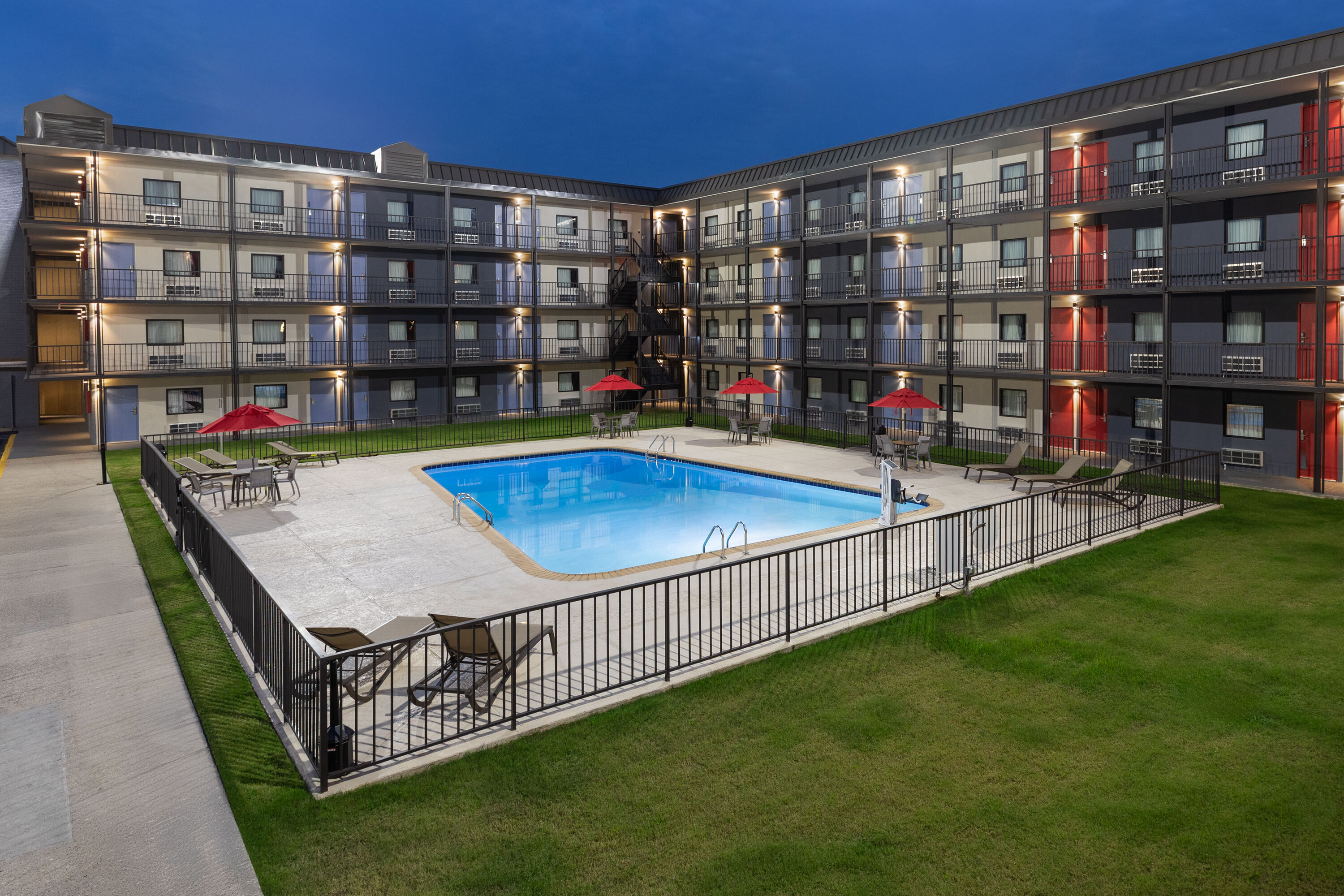 Pool at the Ramada by Wyndham Kenner/New Orleans Airport South in Kenner, Louisiana