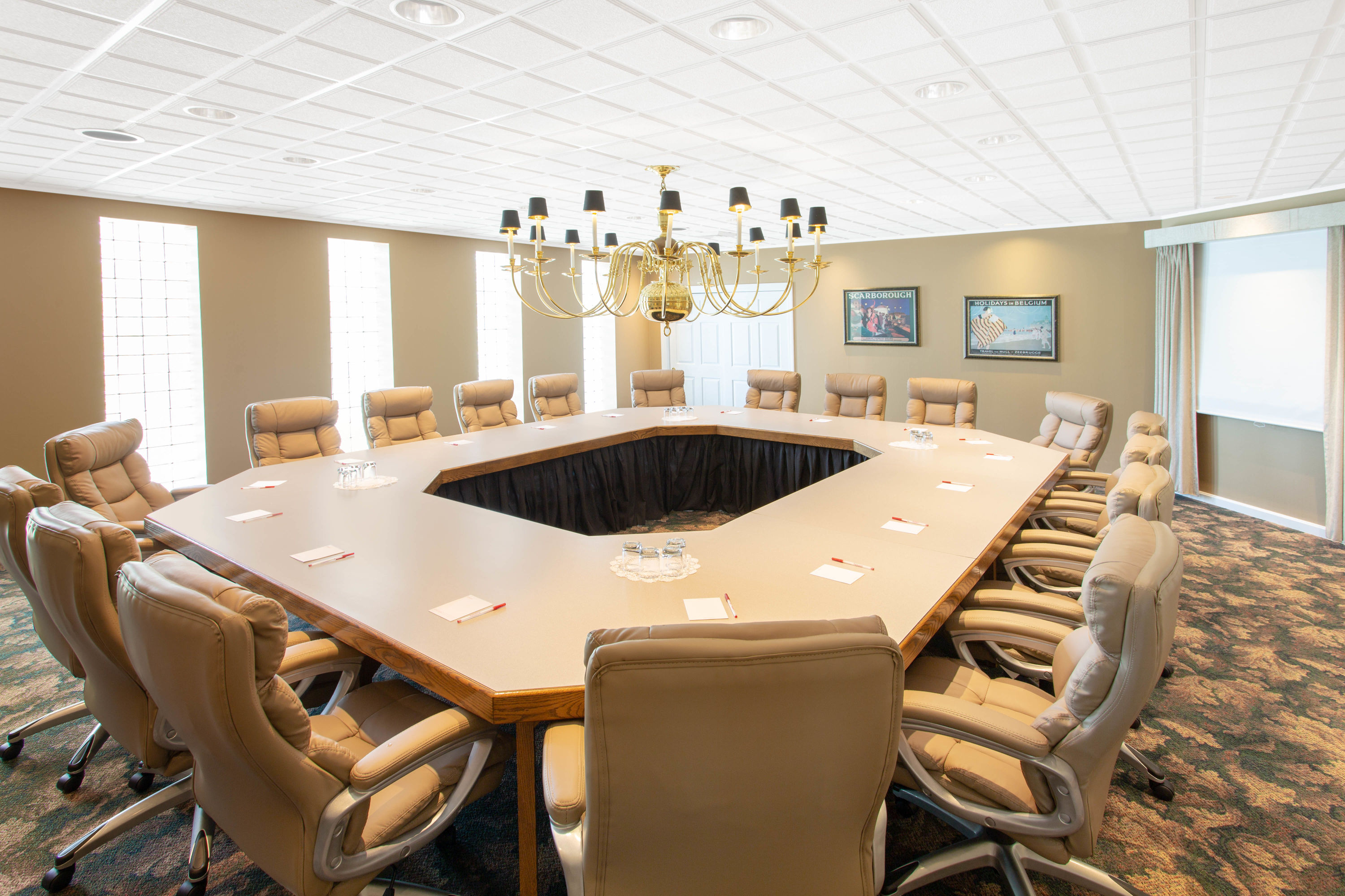 Board room at Ramada by Wyndham Lewiston Hotel & Conference Center in Lewiston, Maine