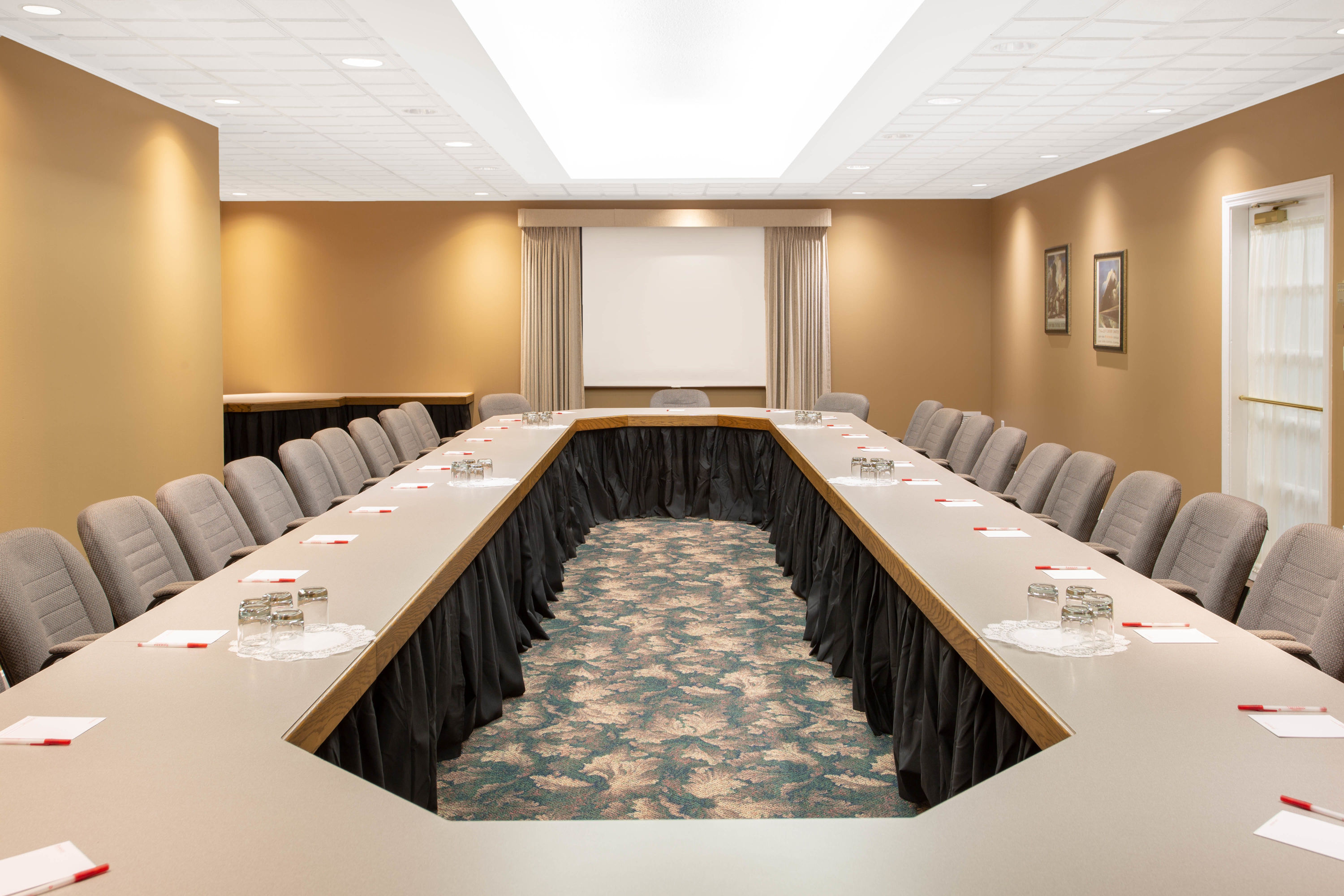 Conference room at Ramada by Wyndham Lewiston Hotel & Conference Center in Lewiston, Maine
