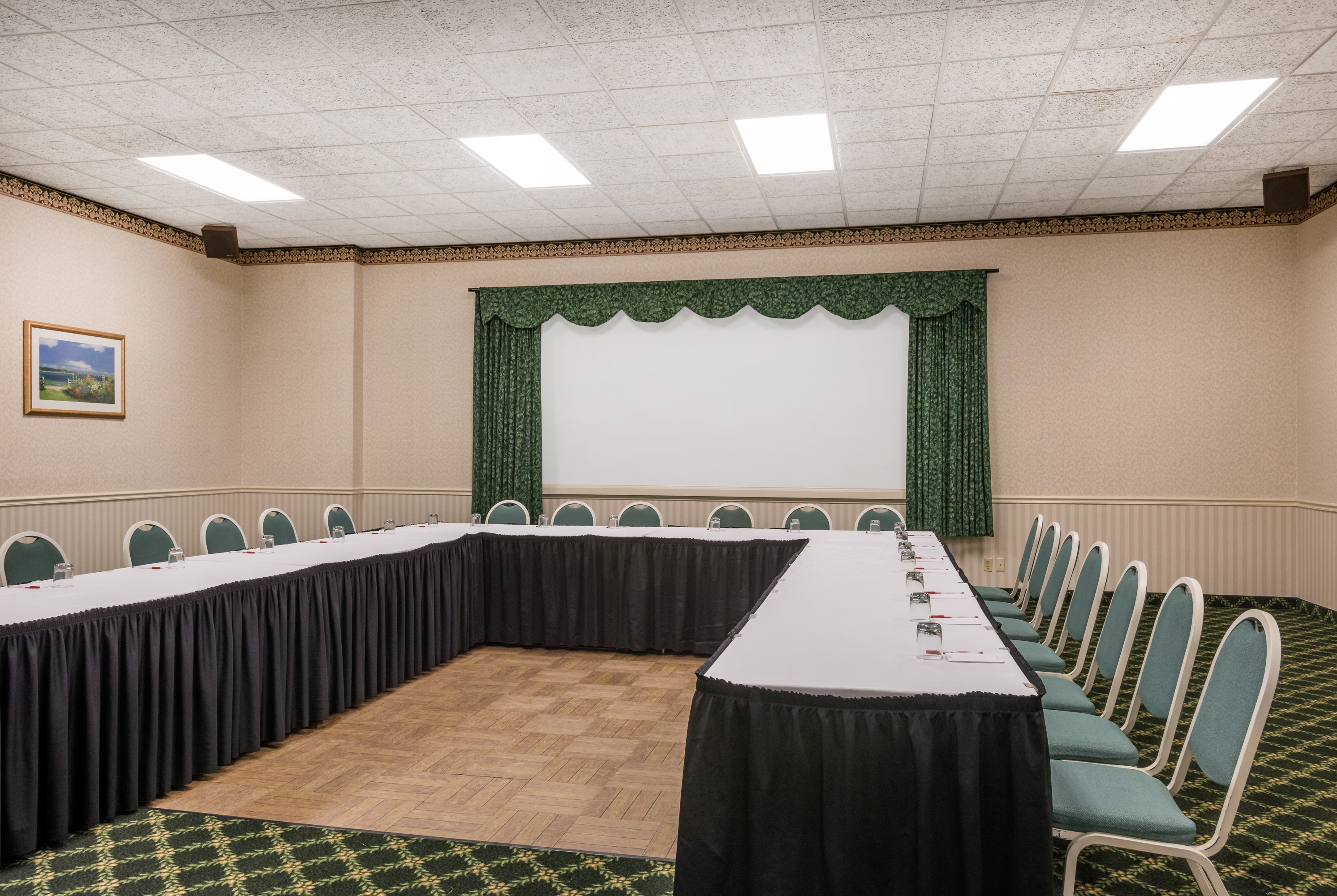 Meeting room at Ramada Plaza by Wyndham Portland in Portland, Maine