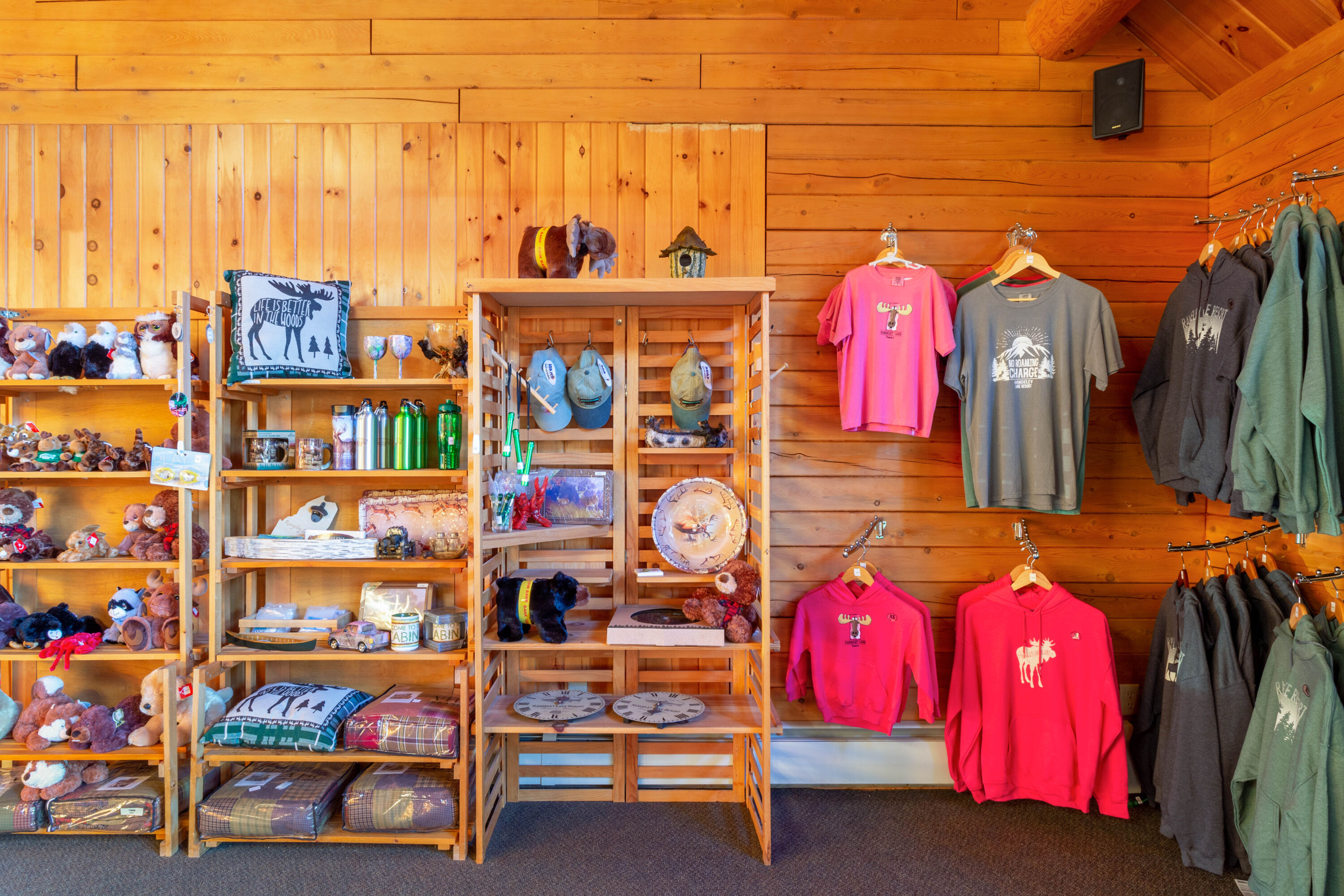 Gift shop at Rangeley Lake Resort a Ramada by Wyndham in Rangeley, Maine