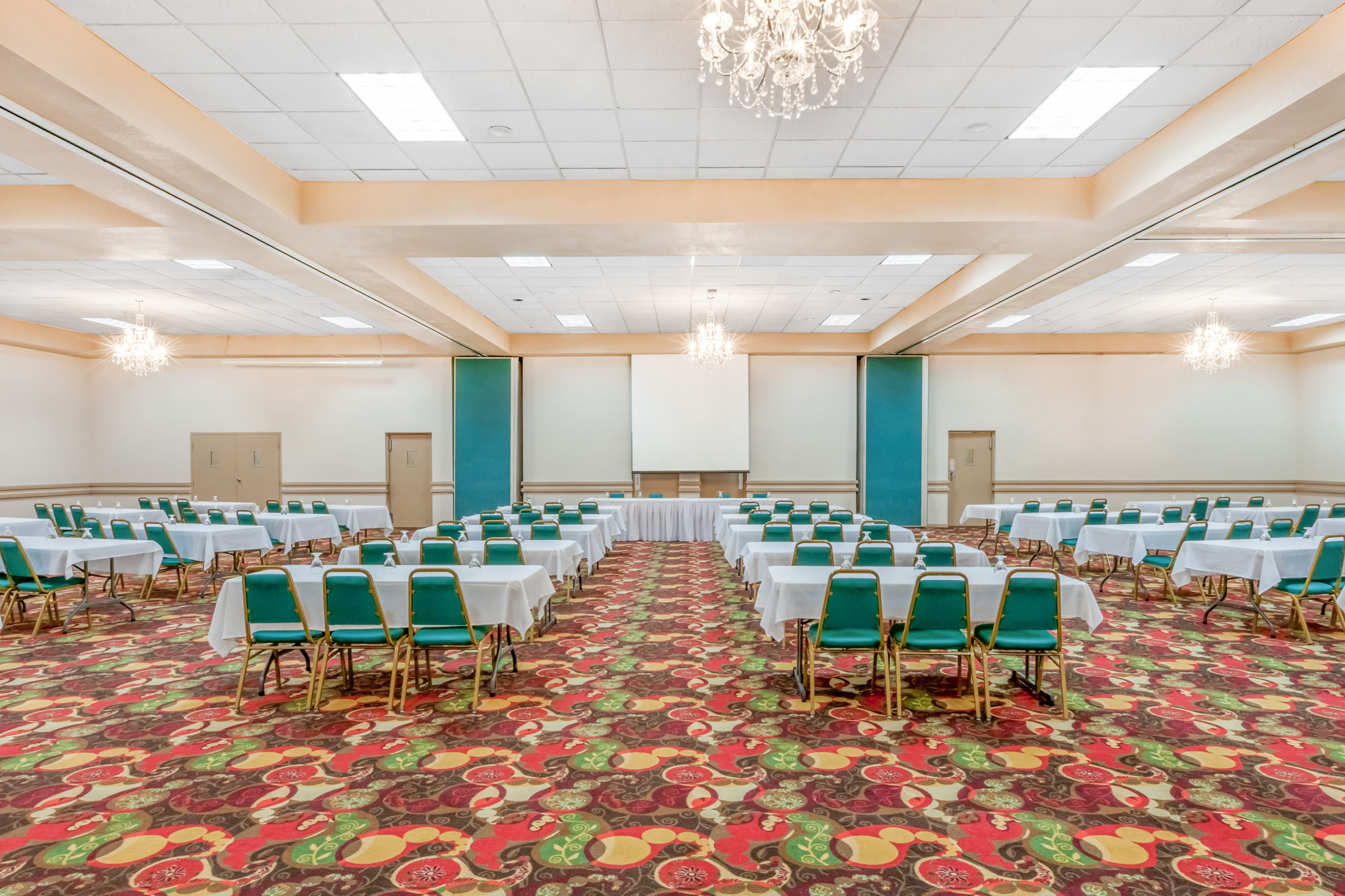 Meeting room at Ramada by Wyndham Grayling Hotel & Conference Center in Grayling, Michigan