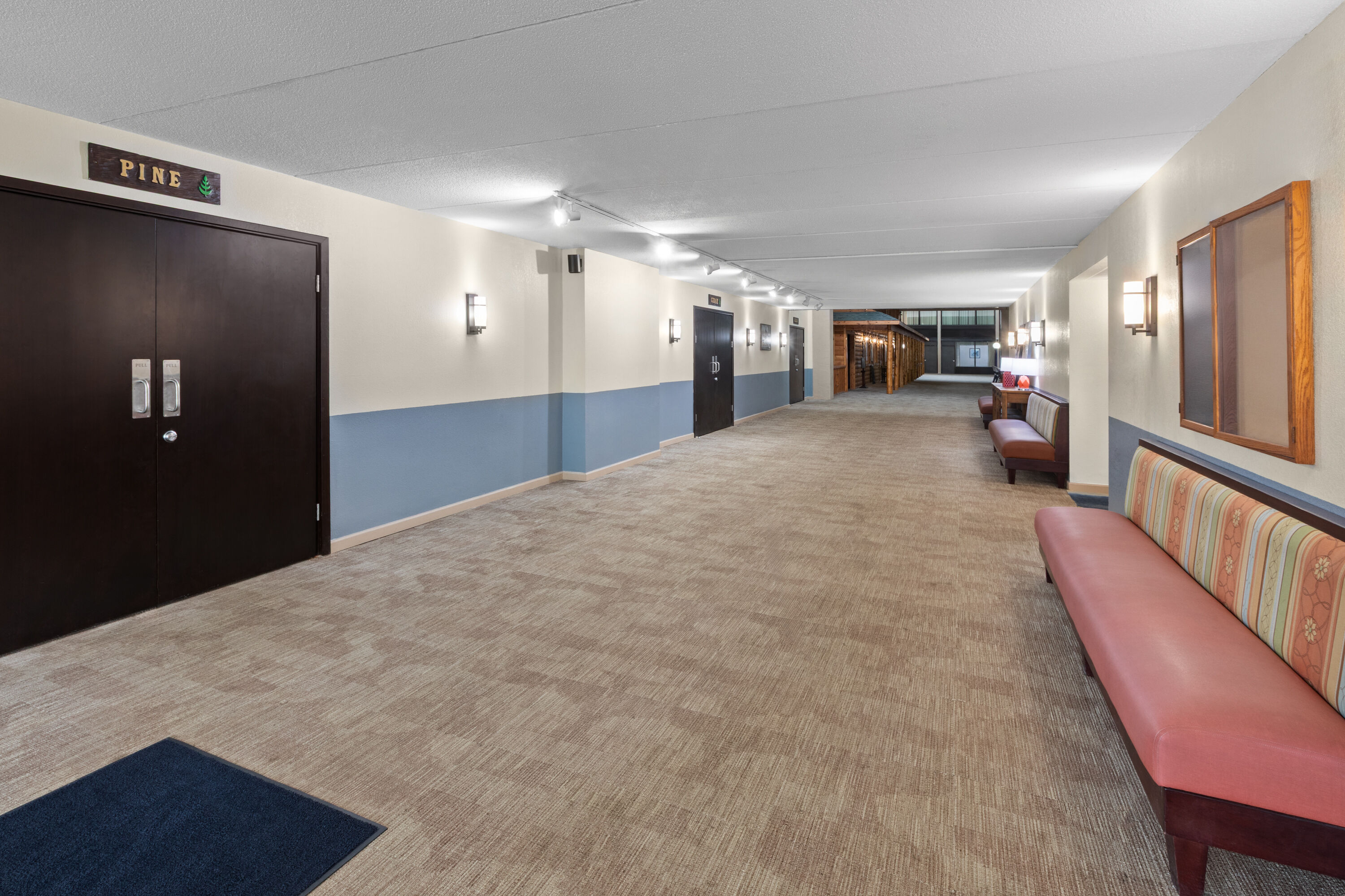 Meeting room feature at Ramada by Wyndham Grayling Hotel & Conference Center in Grayling, Michigan