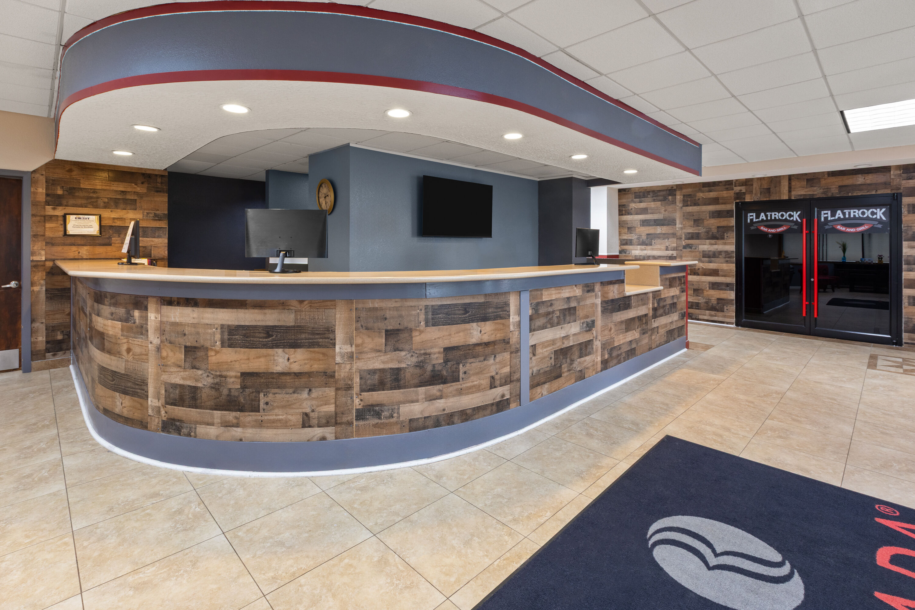 Ramada by Wyndham Grayling Hotel & Conference Center reception in Grayling, Michigan