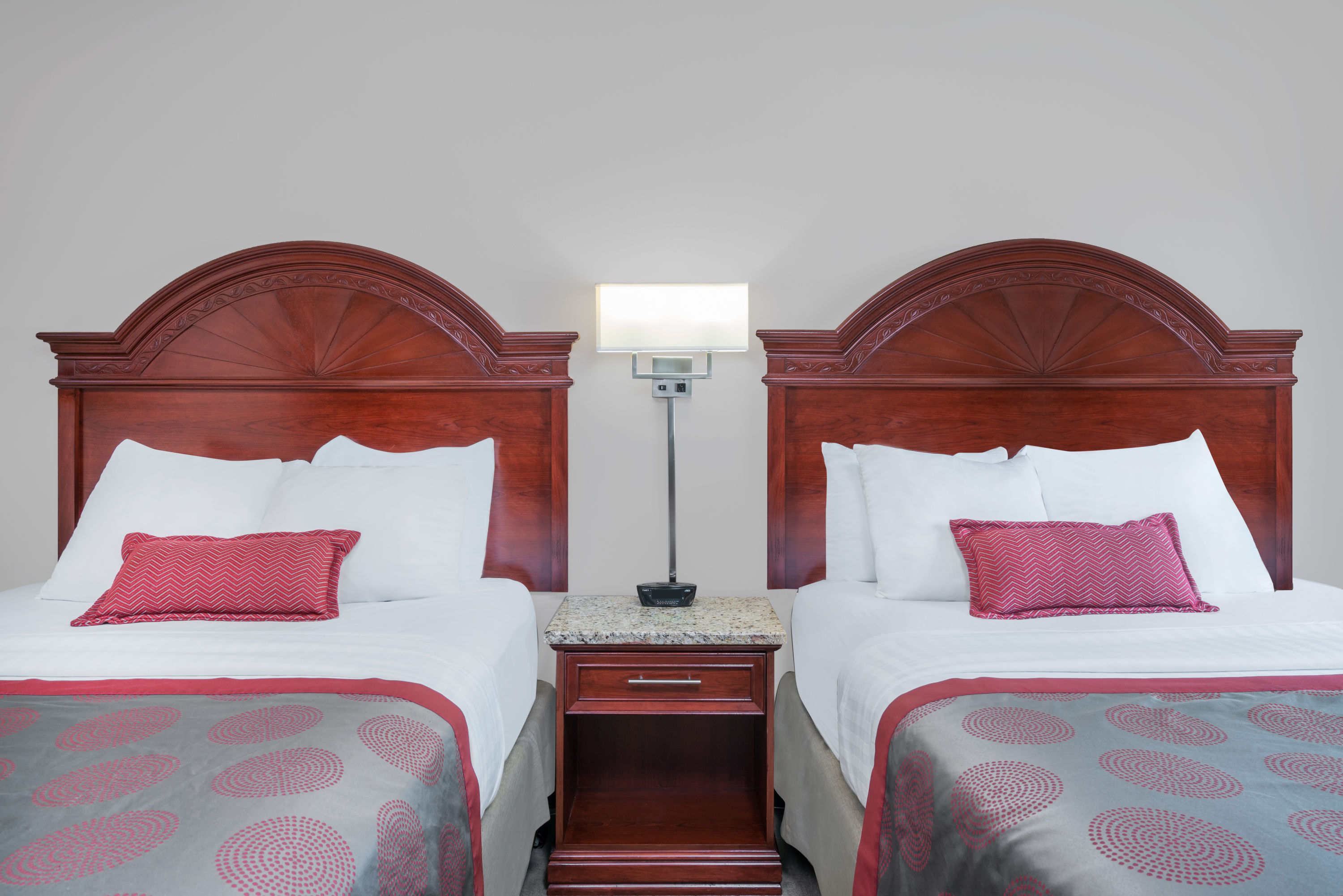 Guest room at the Ramada by Wyndham Minneapolis Golden Valley in Golden Valley, Minnesota