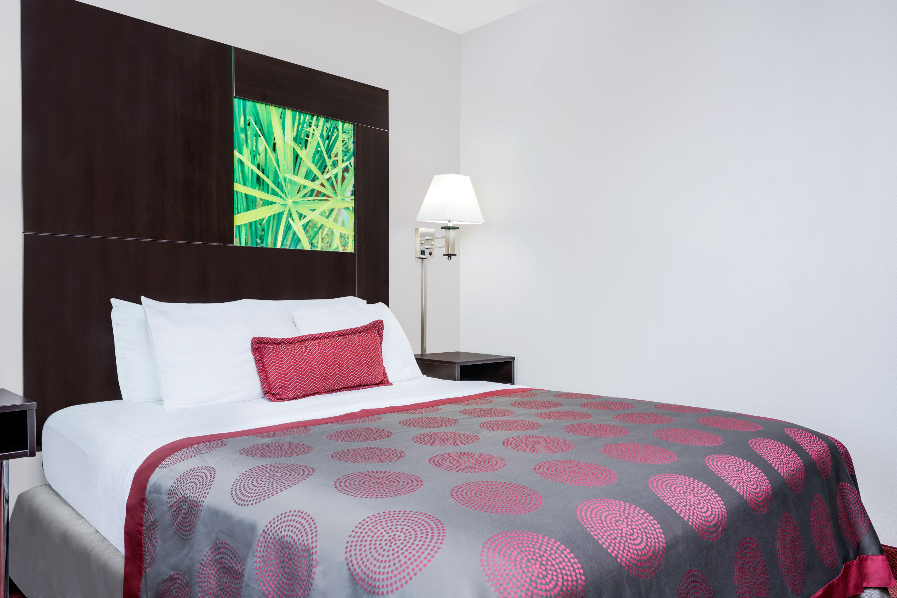 Guest room at the Ramada by Wyndham Minneapolis Golden Valley in Golden Valley, Minnesota