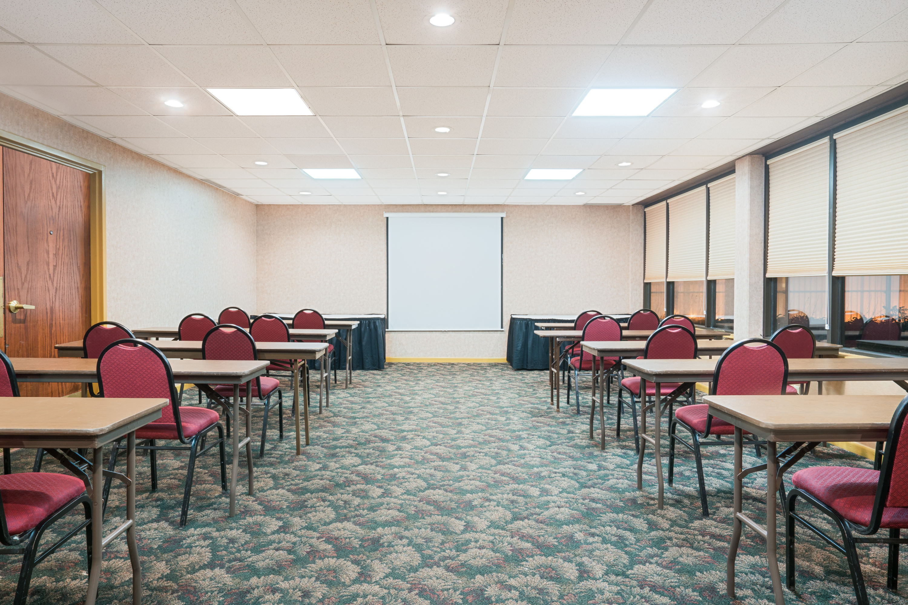 Meeting room at Ramada by Wyndham Plymouth Hotel & Conference Center in Plymouth, Minnesota