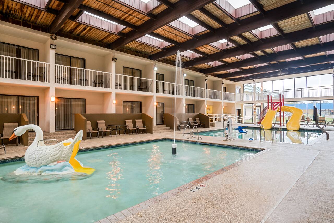 Photos And Videos Of Ramada Plymouth Hotel Conference Center Https Www Wyndhamhotels Content Dam Property Images En Us Ra Mn Plymouth 49990 Pool View 2 Jpg Downsize 1280px At The Ramada Hotel