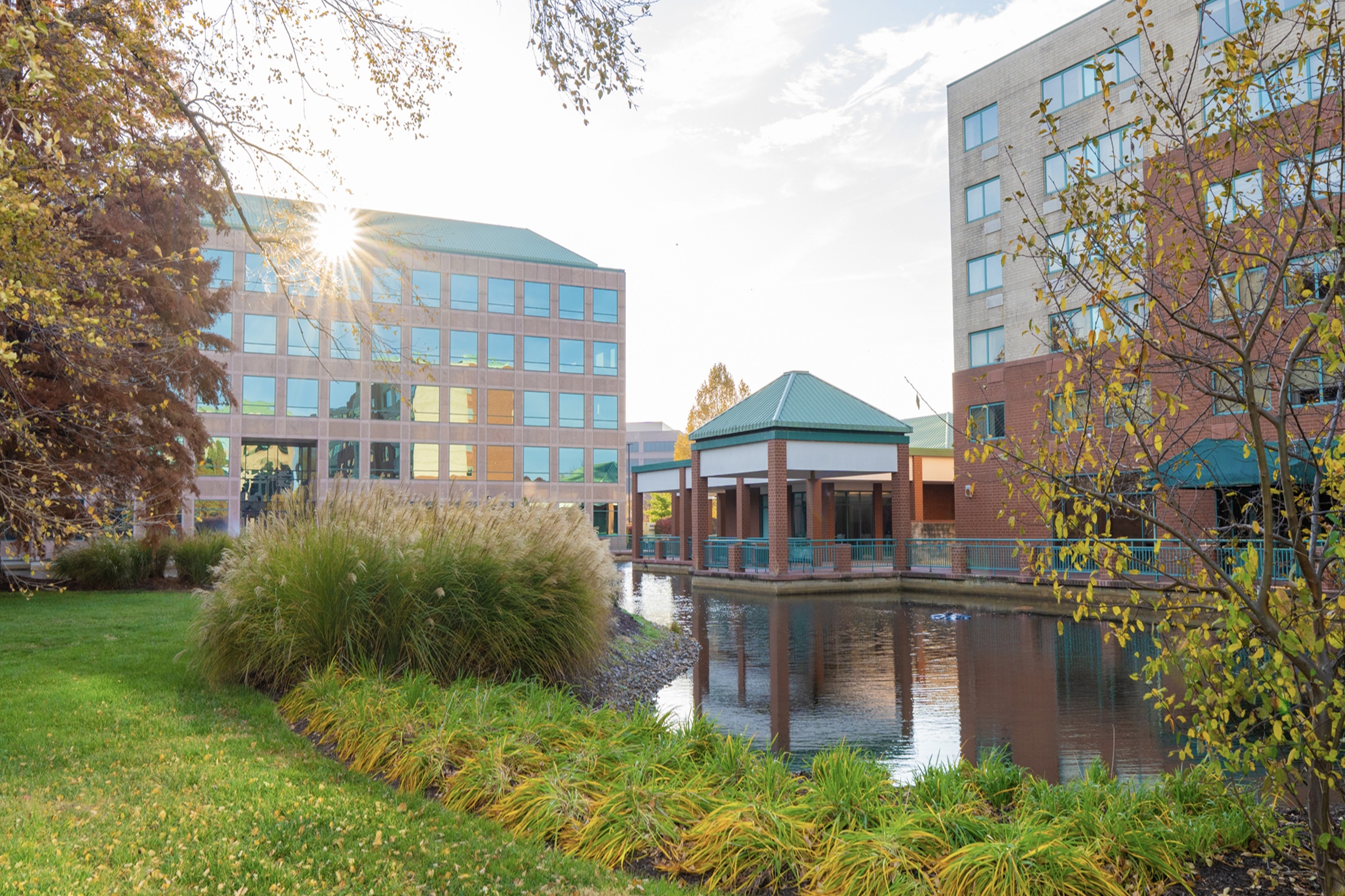 Exterior of Elimwood Hotel, a Ramada by Wyndham hotel in Maryland Heights, Missouri