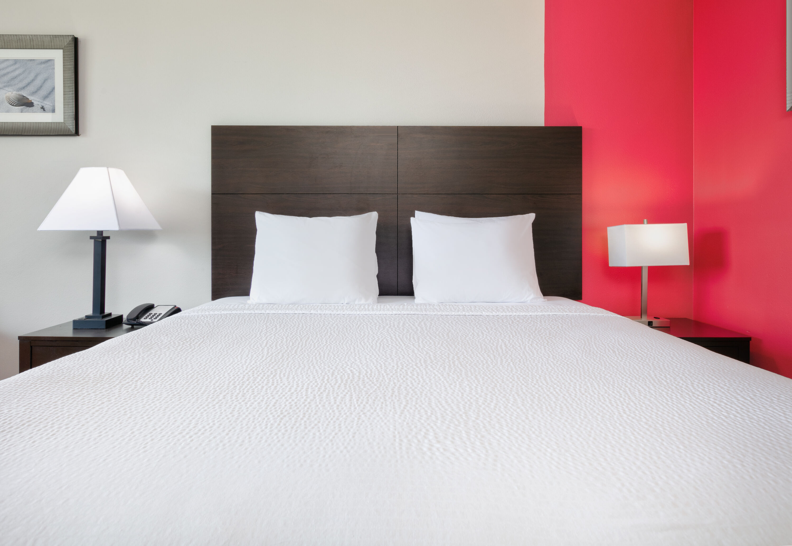 Guest room at the Ramada by Wyndham Diamondhead I-10/Gulfport in Diamondhead, Mississippi