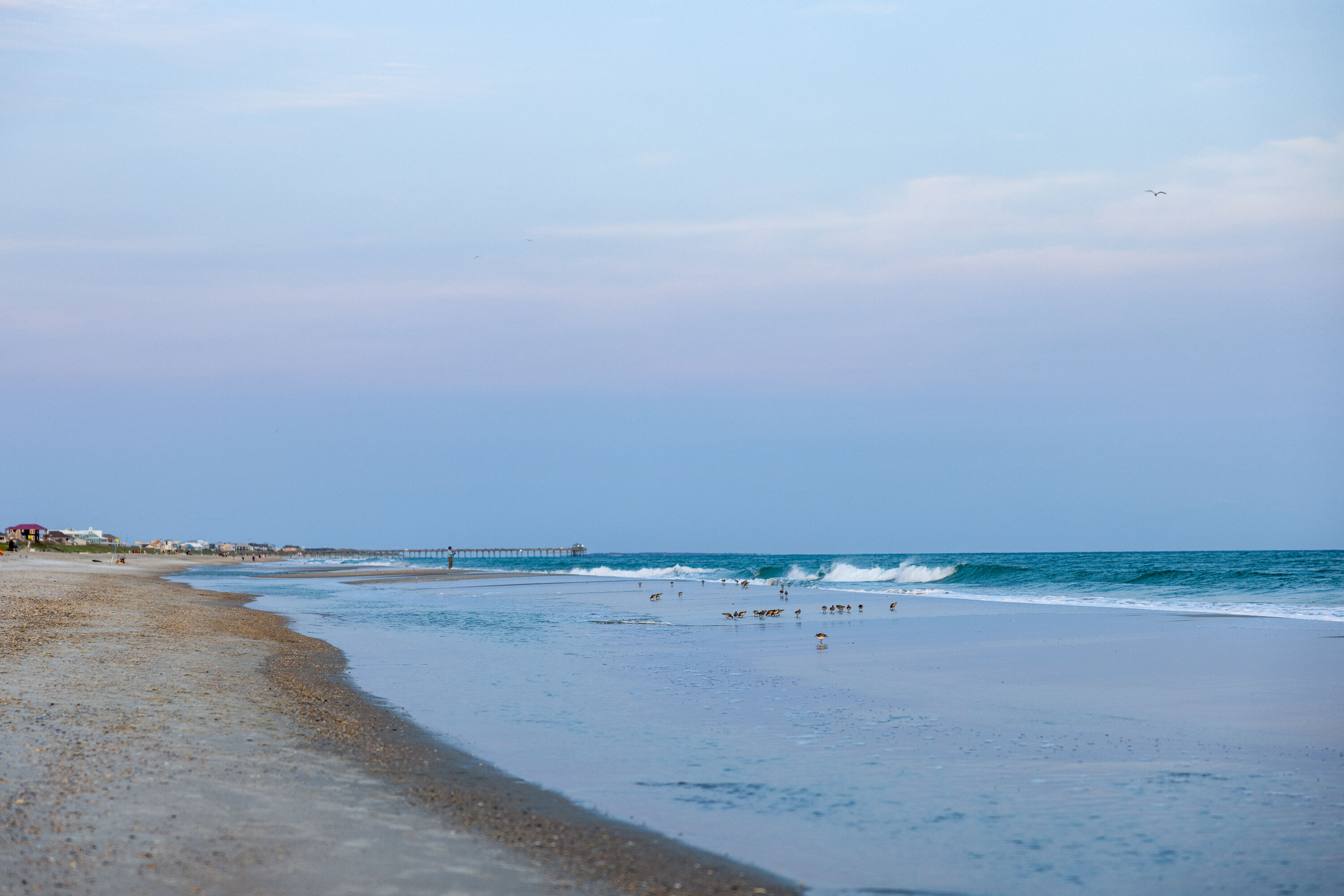 Beach near Atlantic Beach Resort, a Ramada by Wyndham in Atlantic Beach, North Carolina