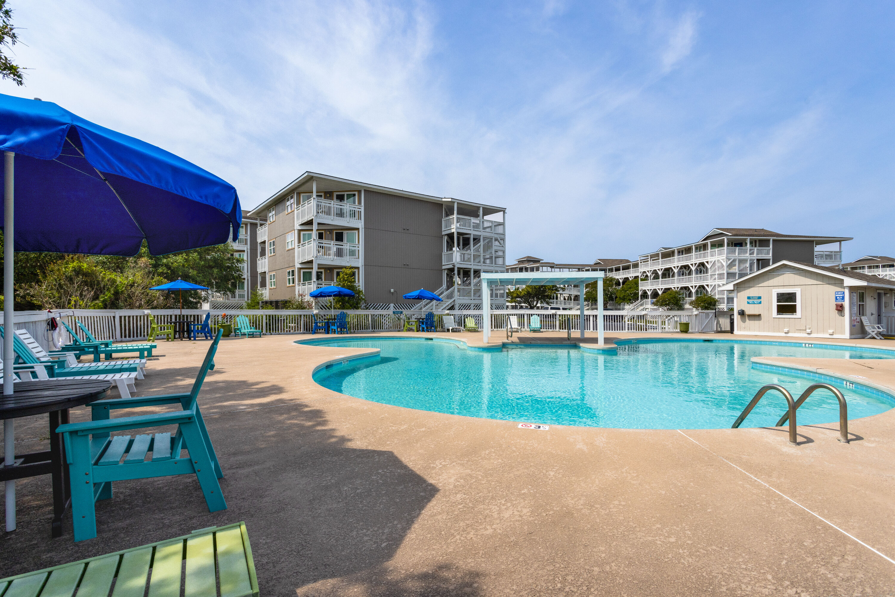 Pool at the Atlantic Beach Resort, a Ramada by Wyndham in Atlantic Beach, North Carolina