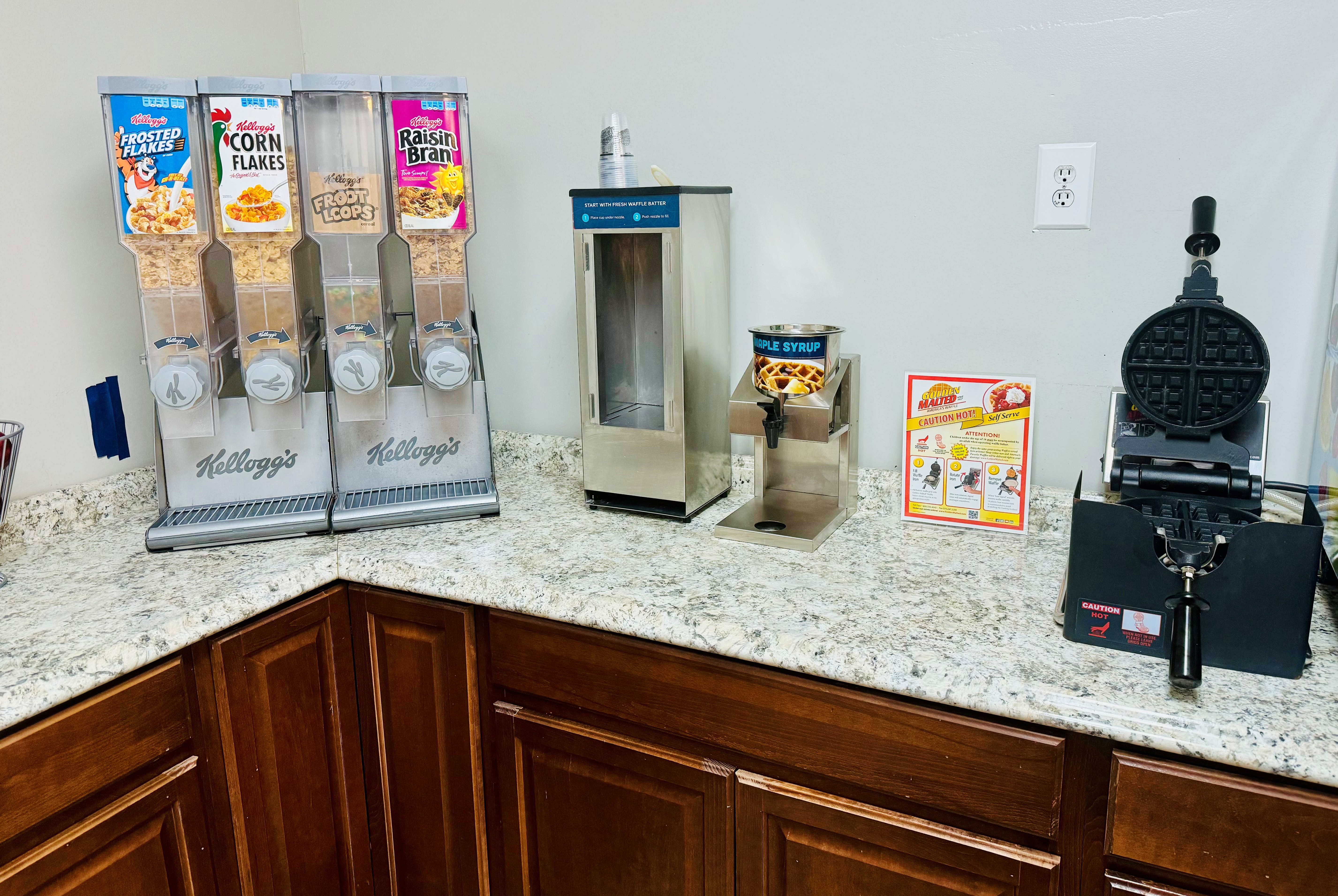 Free breakfast at Ramada by Wyndham Lumberton in Lumberton, North Carolina