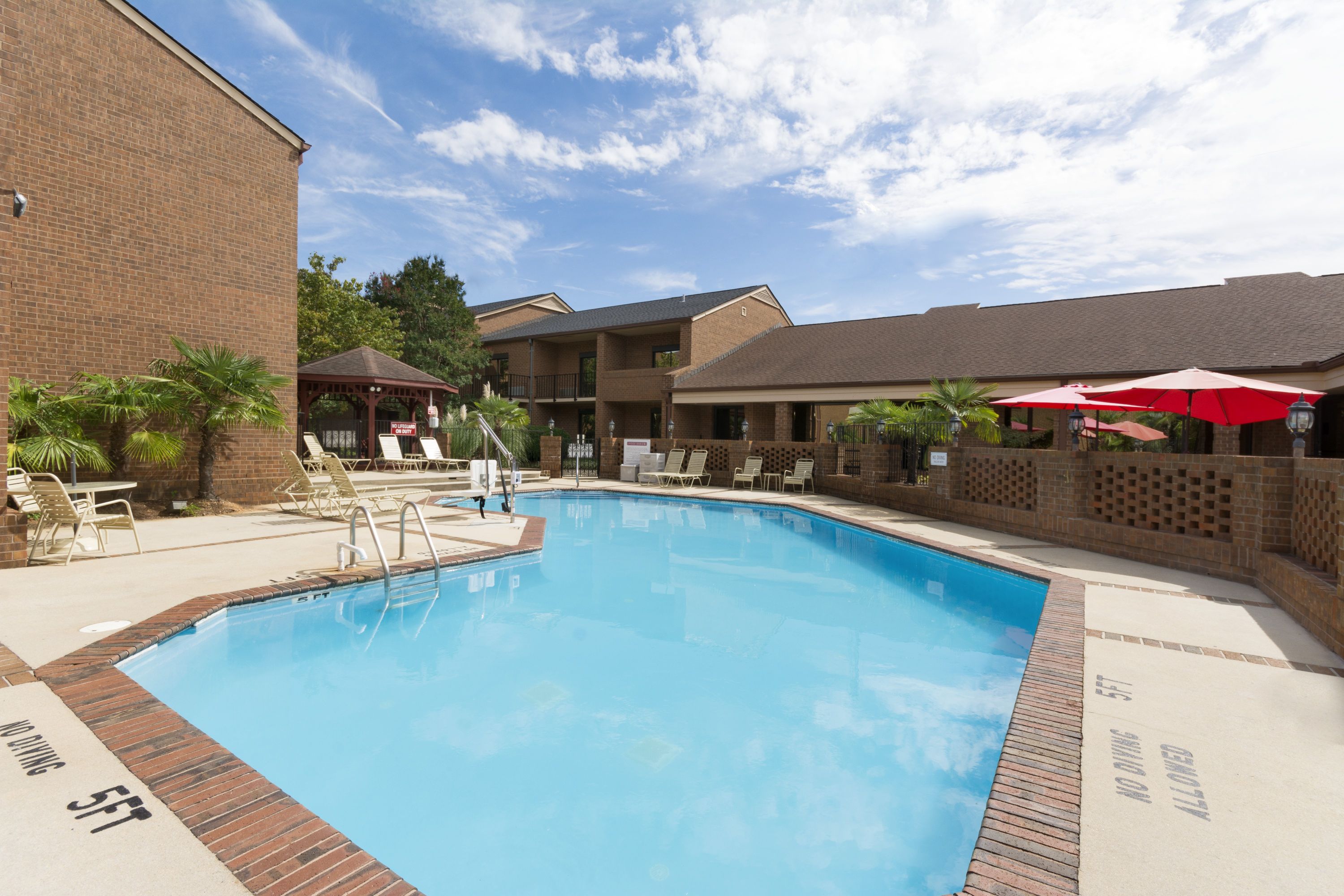 Pool at the Ramada by Wyndham Raleigh in Raleigh, North Carolina