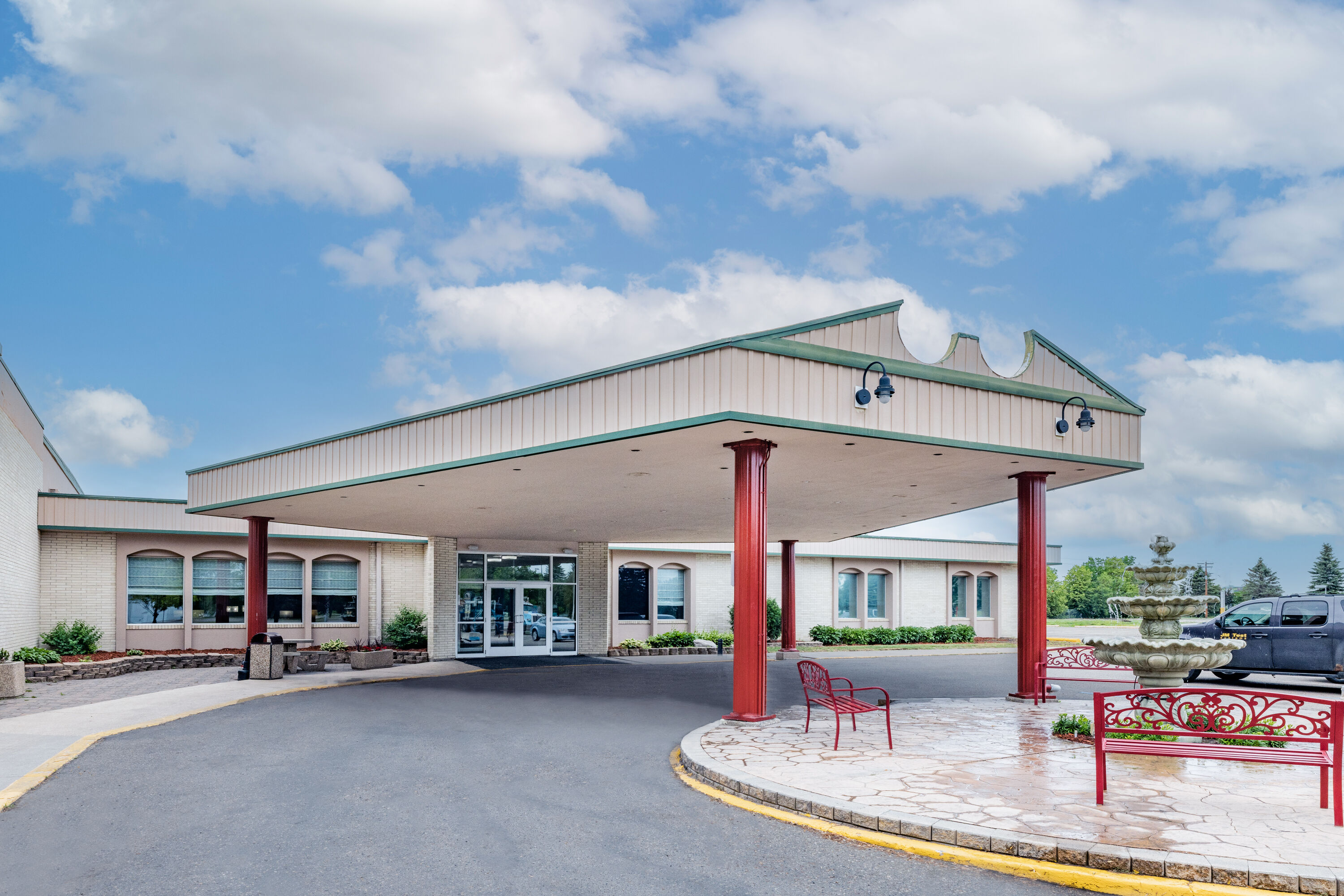 Exterior Day Image of Ramada by Wyndham Grand Forks hotel in Grand Forks, North Dakota