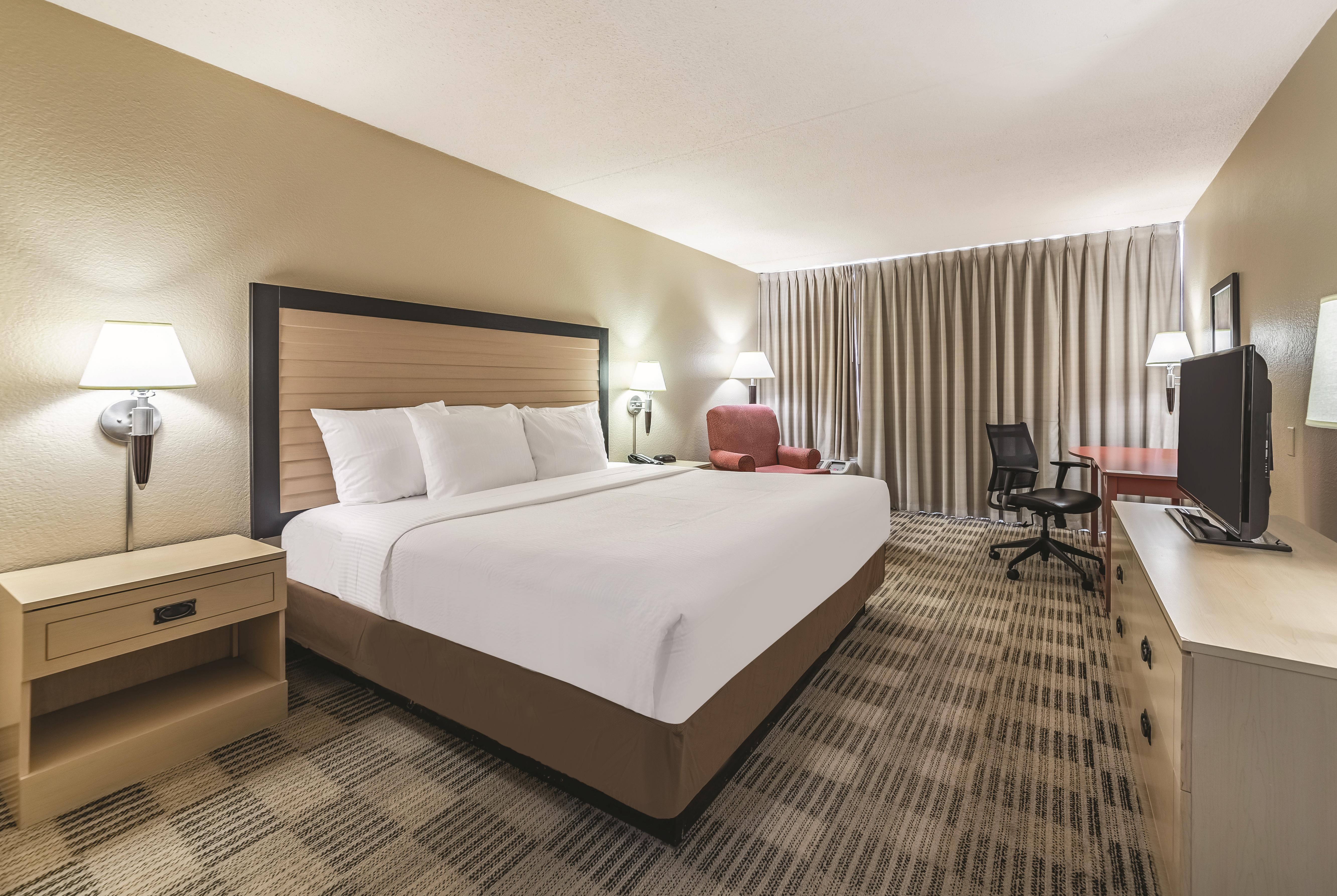 Guest room at the Ramada by Wyndham Fairfield NJ in Fairfield, New Jersey