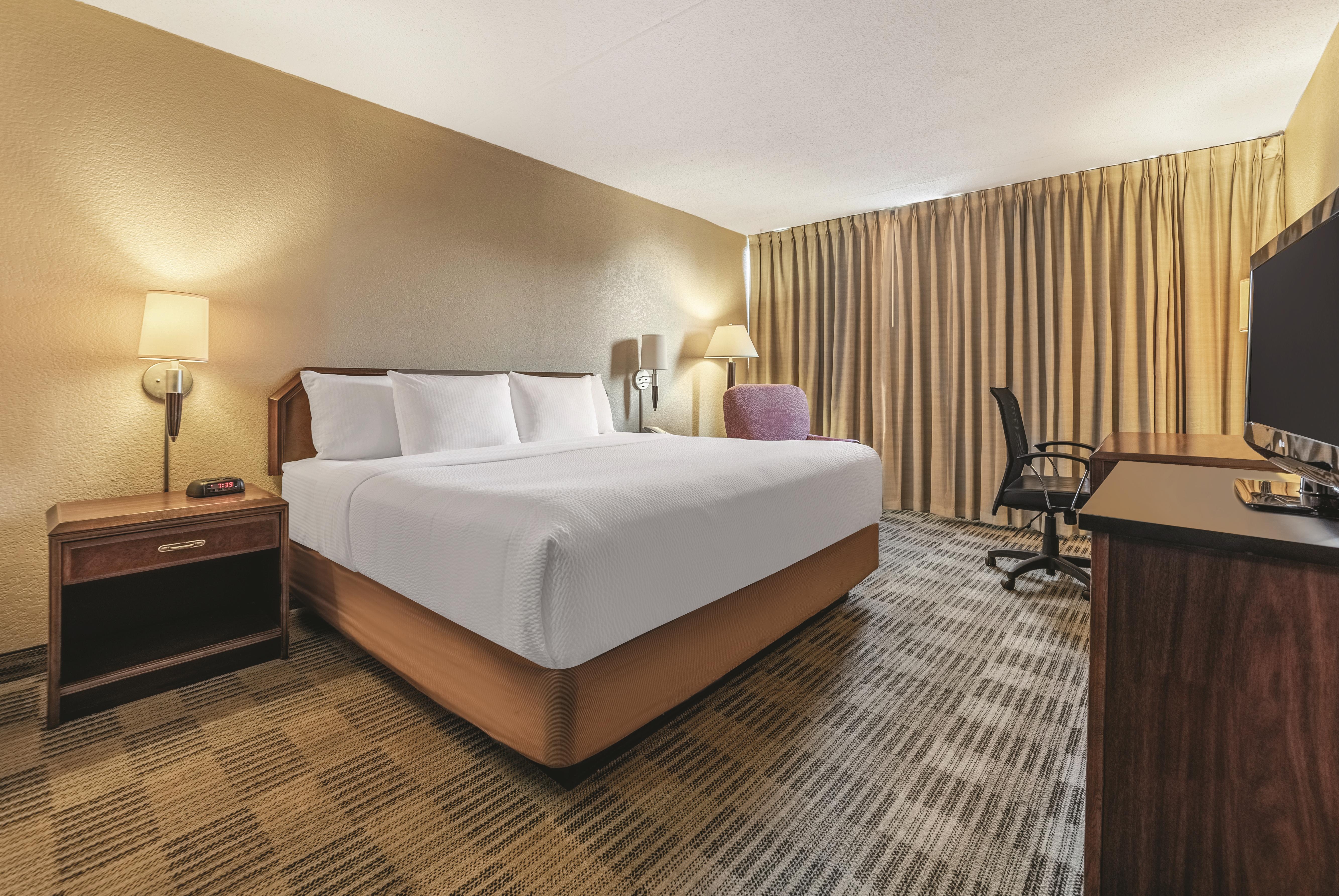 Guest room at the Ramada by Wyndham Fairfield NJ in Fairfield, New Jersey