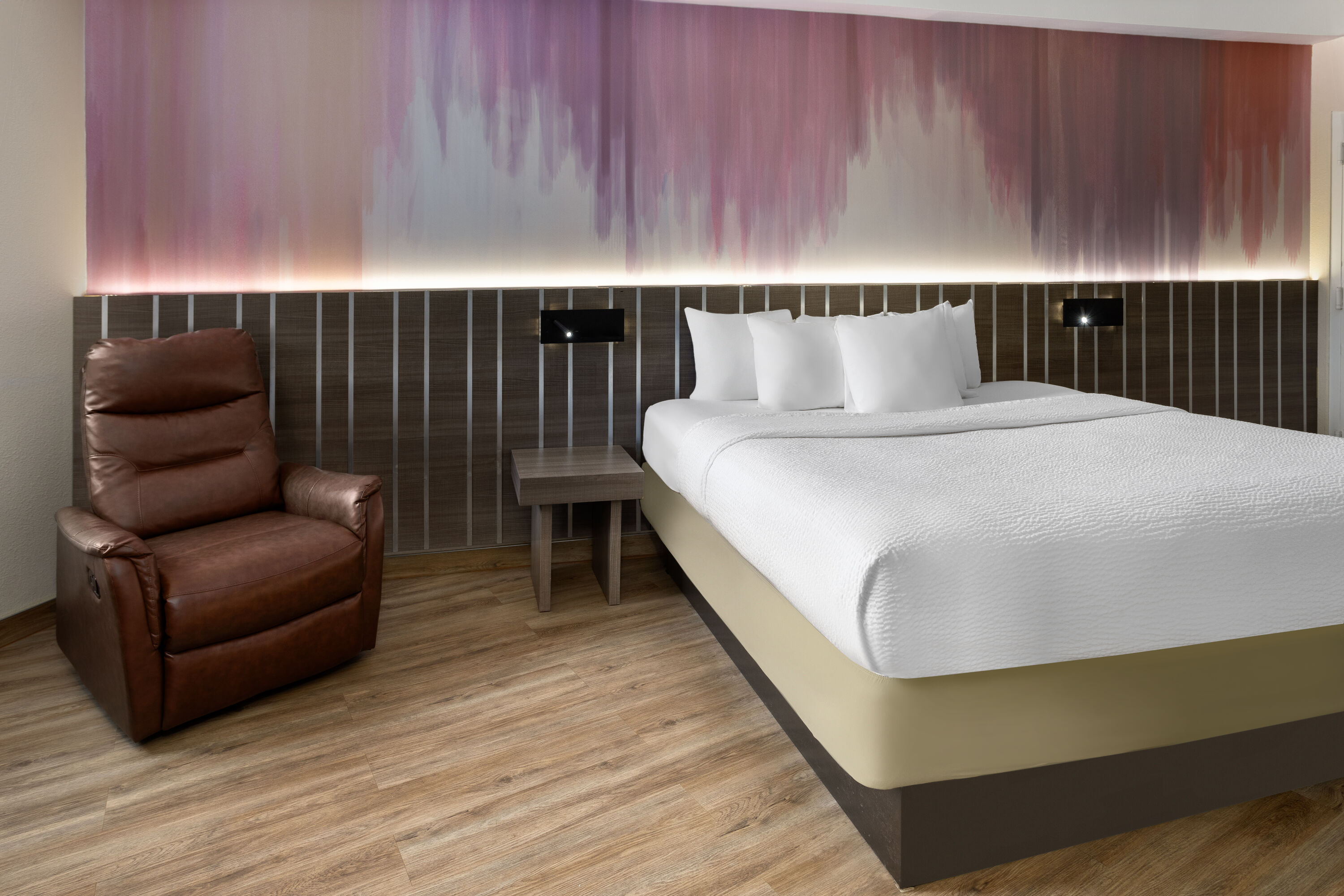 Guest room at the Ramada by Wyndham Bronx in Bronx, New York