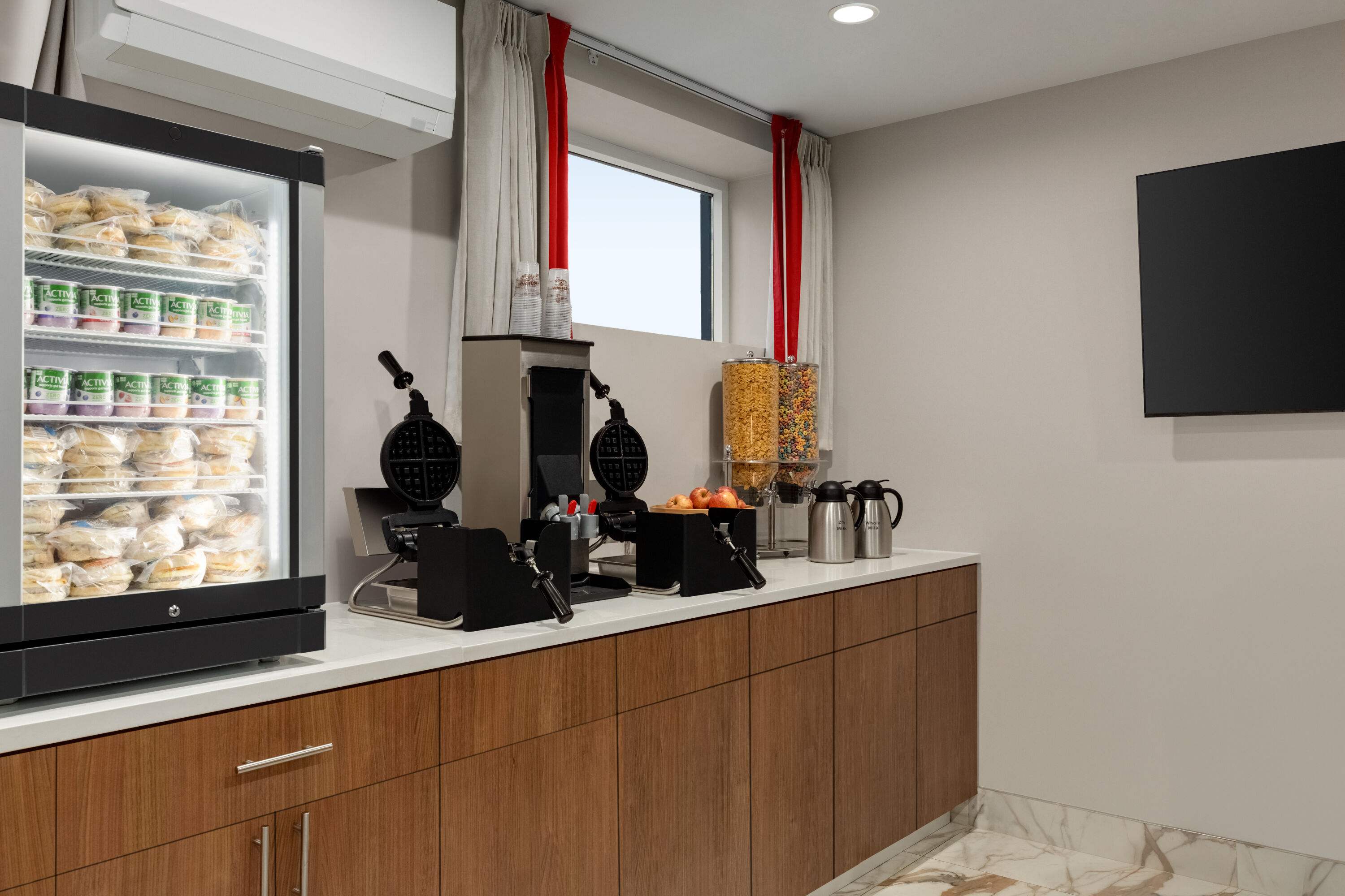 Free breakfast at Ramada by Wyndham Brooklyn Empire Blvd in Brooklyn, New York