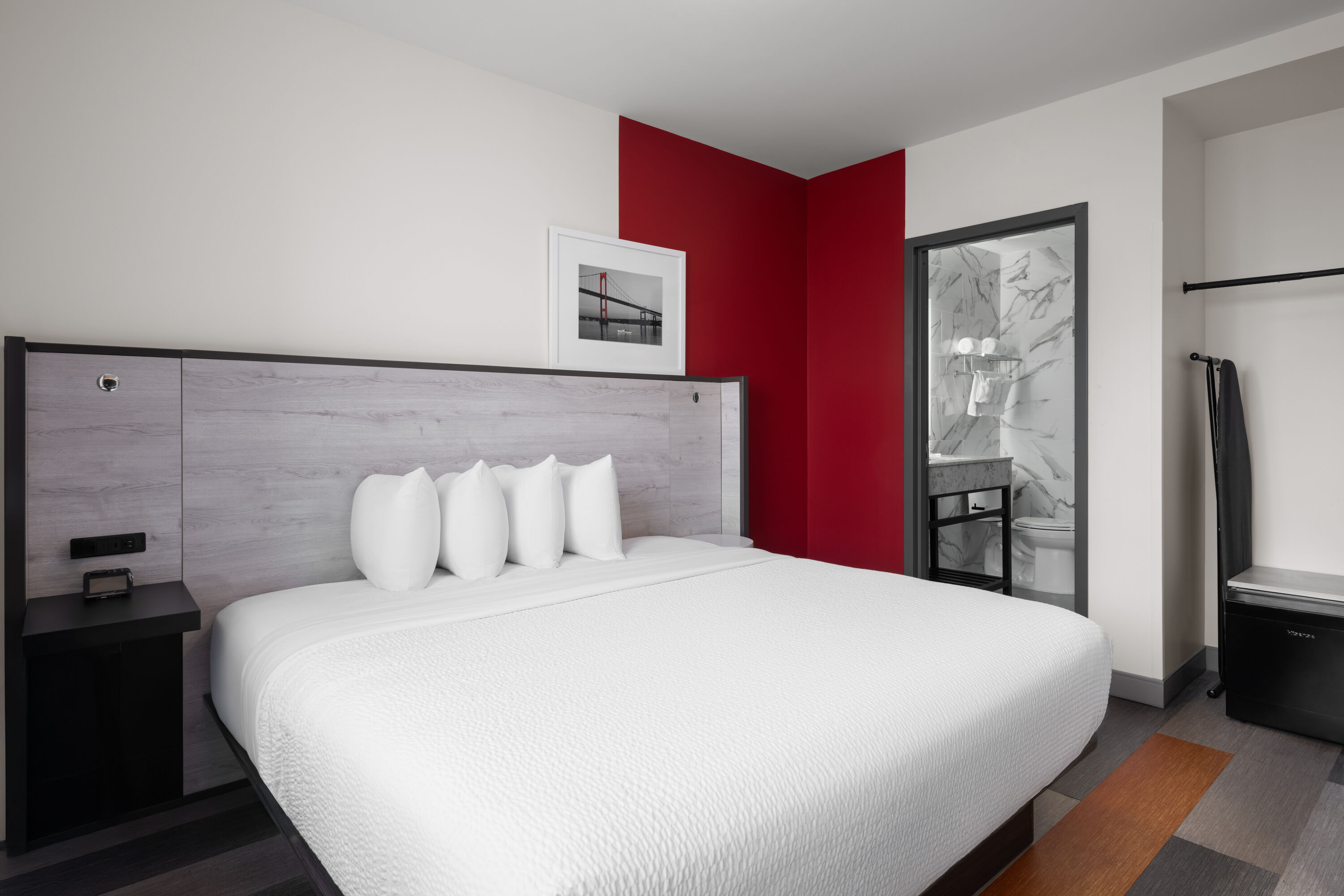 Guest room at the Ramada by Wyndham Brooklyn Near Flatbush in Brooklyn, New York