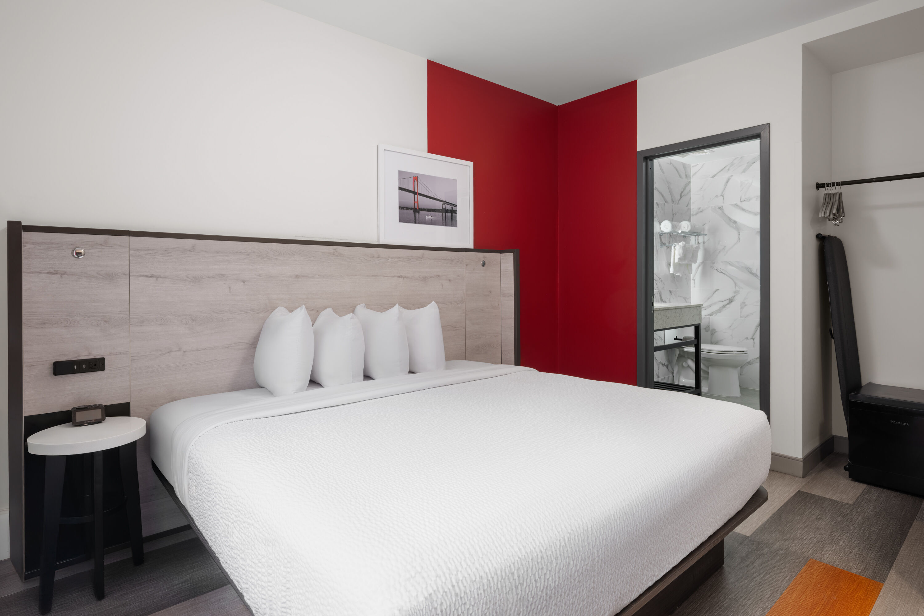 Guest room at the Ramada by Wyndham Brooklyn Near Flatbush in Brooklyn, New York
